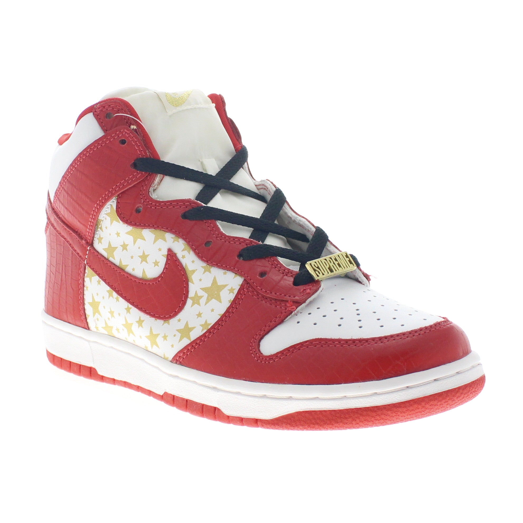 Supreme × Nike SB Dunk High Pro SB "Red Stars"