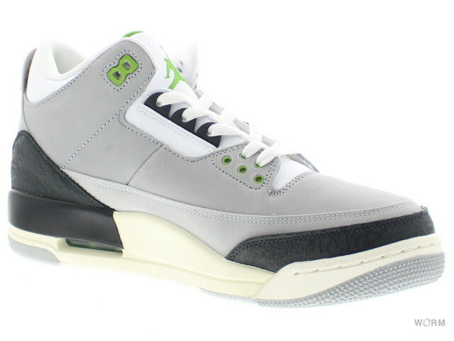 【US8.5】 AIR JORDAN 3 RETRO CHLOROPHYLL 136064-006 【DS】-WORM TOKYO-WORM TOKYO WEB STORE-100% Authentic Sneakers
