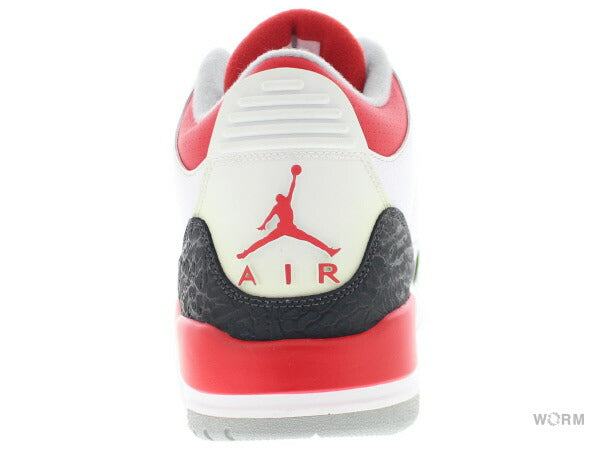 【US8】 AIR JORDAN 3 RETRO FIRE RED 2013 136064-120 【DS】