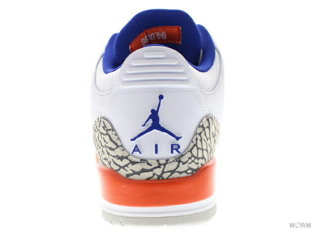 【US9】 AIR JORDAN 3 RETRO KNICKS 136064-148 【DS】