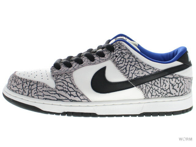 【US9.5】 NIKE SB DUNK LOW PRO SUPREME WHITE CEMENT 304292-001 【DS】