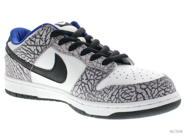 【US9.5】 NIKE SB DUNK LOW PRO SUPREME WHITE CEMENT 304292-001 【DS】