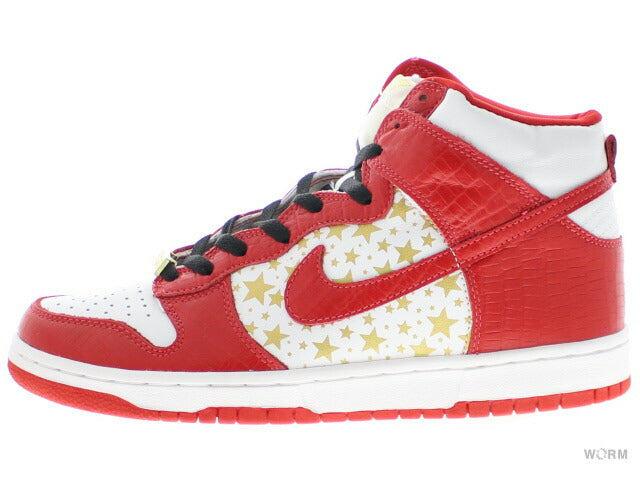 【US9】 NIKE SB DUNK HIGH PRO SB SUPREME RED STARS 307385-161 【DS】-WORM TOKYO-WORM TOKYO WEB STORE-100% Authentic Sneakers