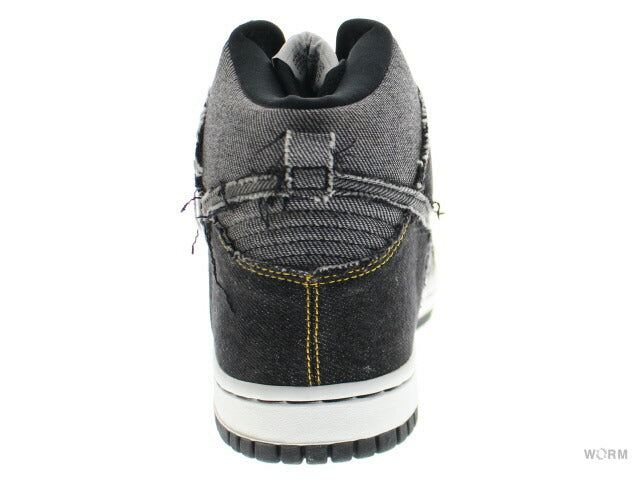 【US9.5】 NIKE DUNK HI BLACK DENIM 312423-001 【DS】-WORM TOKYO-WORM TOKYO WEB STORE-100% Authentic Sneakers