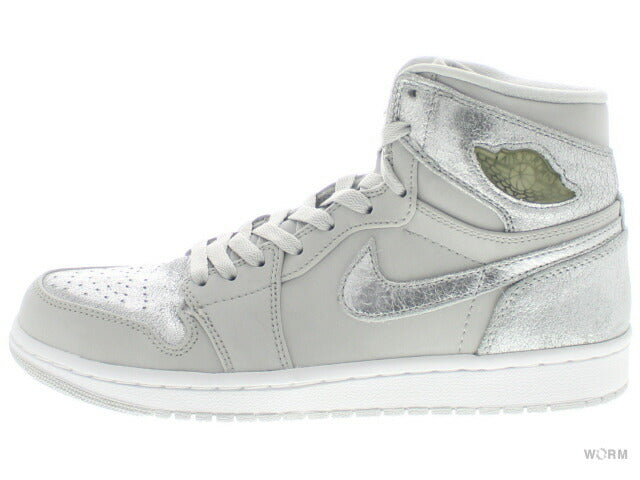 【US9】 AIR JORDAN 1 RETRO HI SILVER SILVER ANNIVERSARY 396009-001 【DS】-WORM TOKYO-WORM TOKYO WEB STORE-100% Authentic Sneakers
