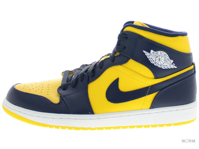 【US9.5】 AIR JORDAN 1 MID MICHIGAN 554724-707 【DS】-WORM OSAKA-WORM TOKYO WEB STORE-100% Authentic Sneakers