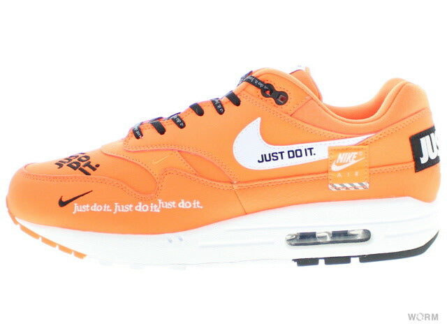 【W US10.5】 NIKE WMNS AIR MAX 1 LX JUST DO IT ORANGE 917691-800 【DS】
