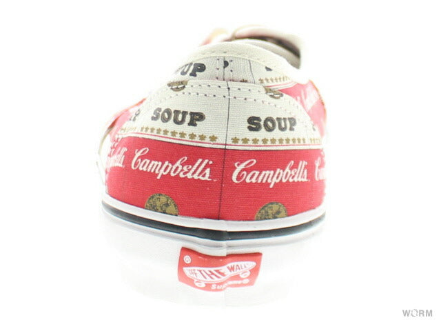 【US12】 VANS AUTHENTIC PRO SUPREME CAMPBELLS SOUP VN-0Q0D6VL 【DS】-WORM TOKYO-WORM TOKYO WEB STORE-100% Authentic Sneakers