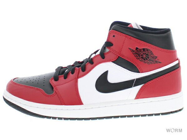 【US8.5】 AIR JORDAN 1 MID CHICAGO TOE 554724-069 【DS】-WORM OSAKA-WORM TOKYO WEB STORE-100% Authentic Sneakers