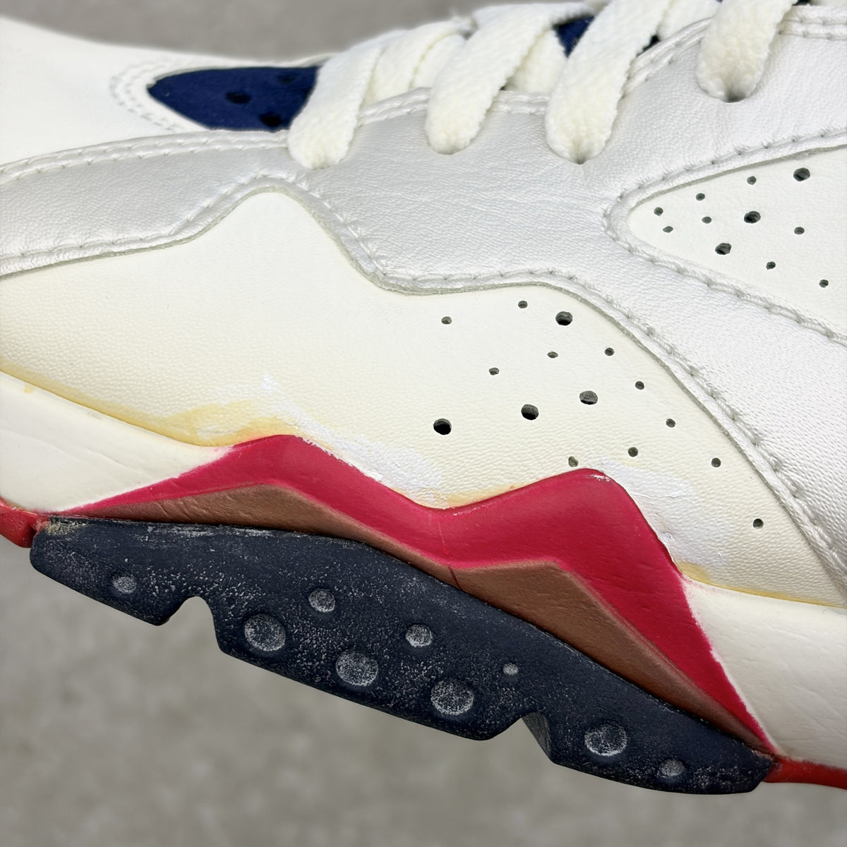 【US8】 AIR JORDAN 7 OG 1992 BARCELONA OLYMPIC 130157-110 【DS】