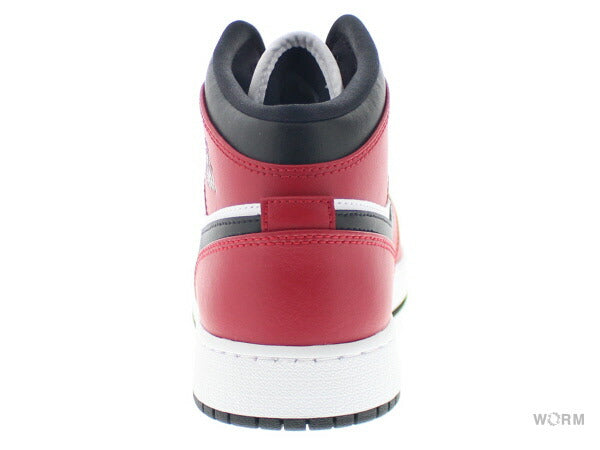 【US7】 AIR JORDAN 1 MID GS CHICAGO BLACK TOE 554725-069 【DS】-WORM TOKYO-WORM TOKYO WEB STORE-100% Authentic Sneakers
