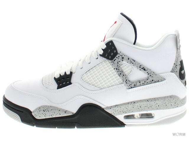 【US8.5】 AIR JORDAN 4 RETRO OG WHITE CEMENT 840606-192 【DS】