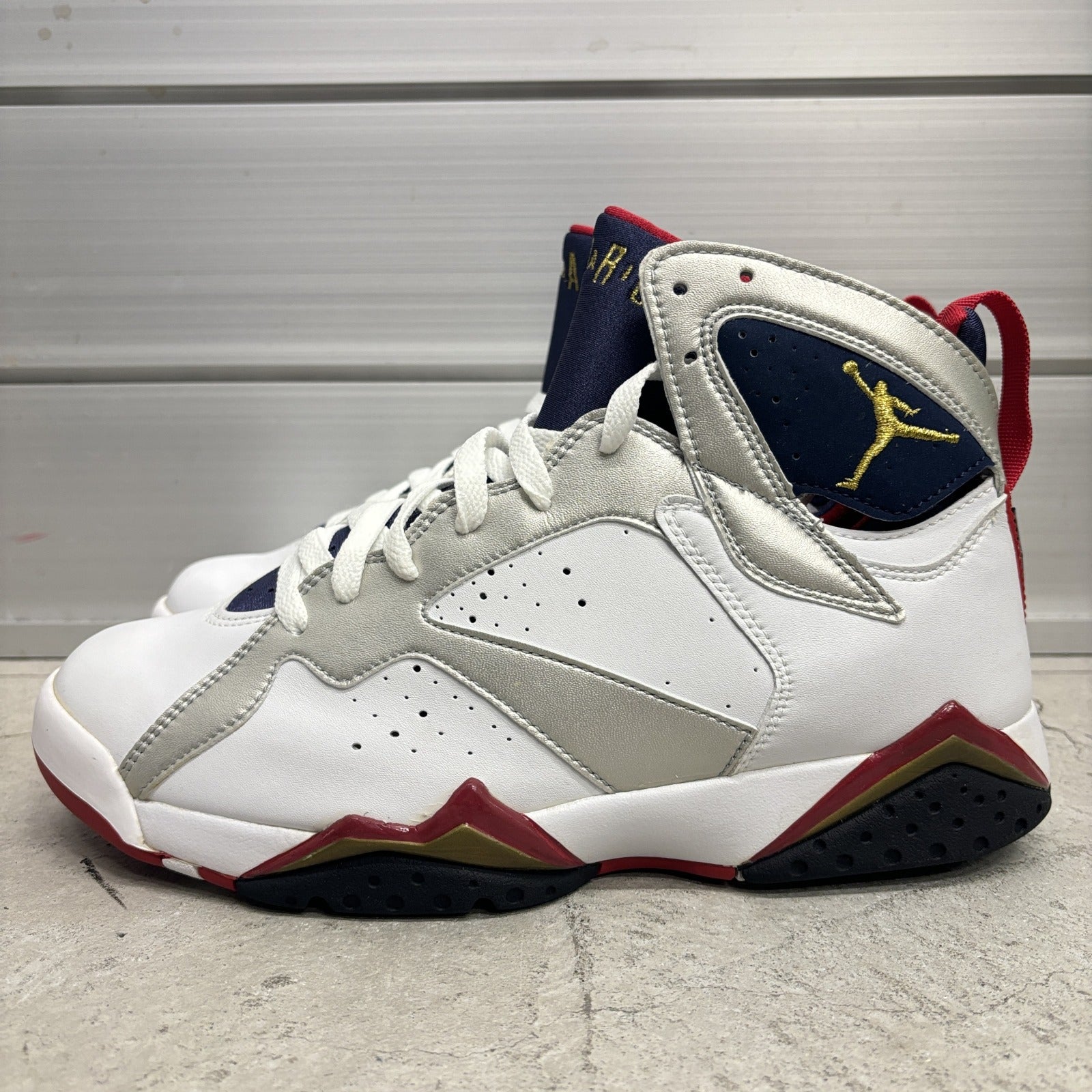 【US8】 AIR JORDAN 7 RETRO BARCELONA OLYMPIC 304775-171 【COLLECTIBLE】