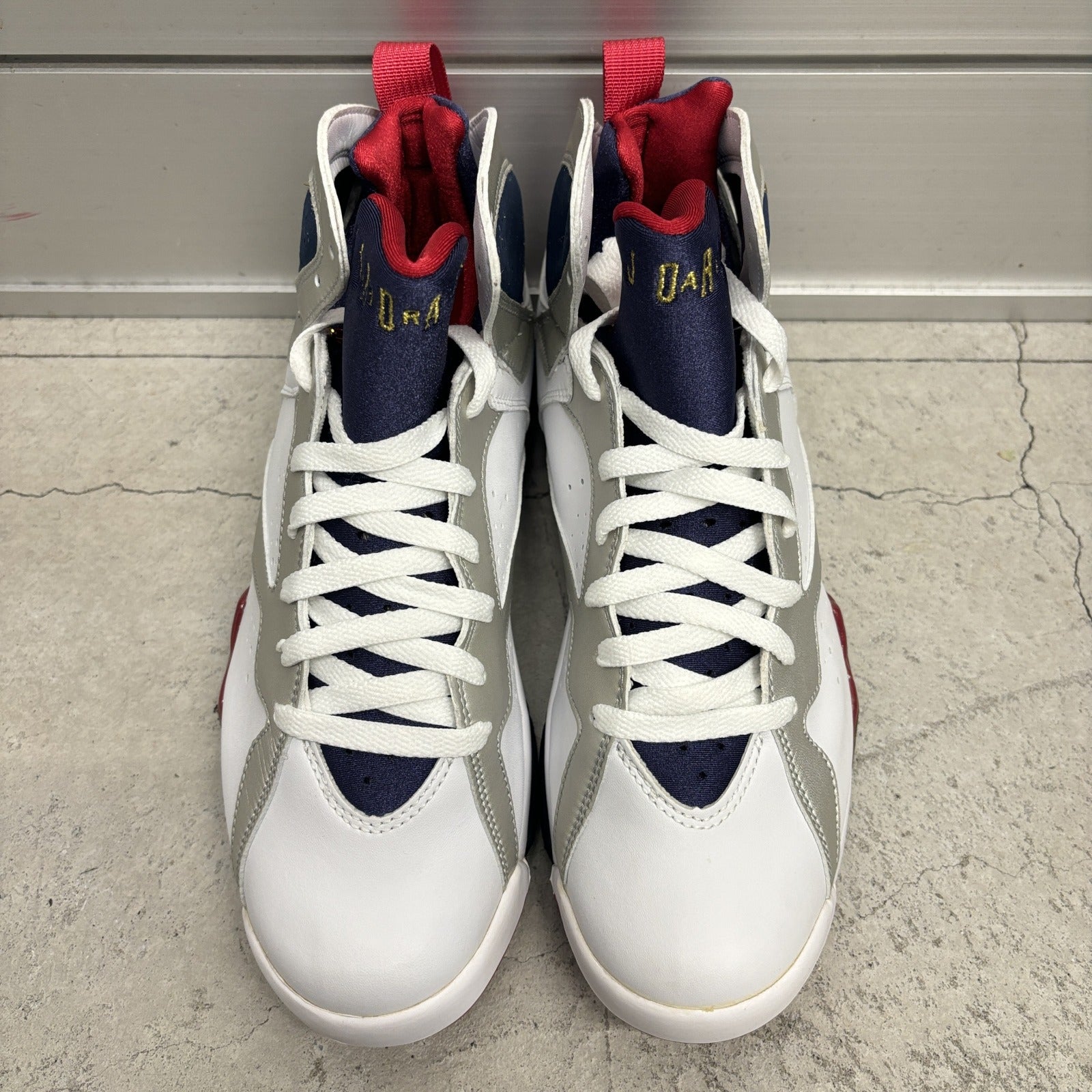 【US8】 AIR JORDAN 7 RETRO BARCELONA OLYMPIC 304775-171 【COLLECTIBLE】