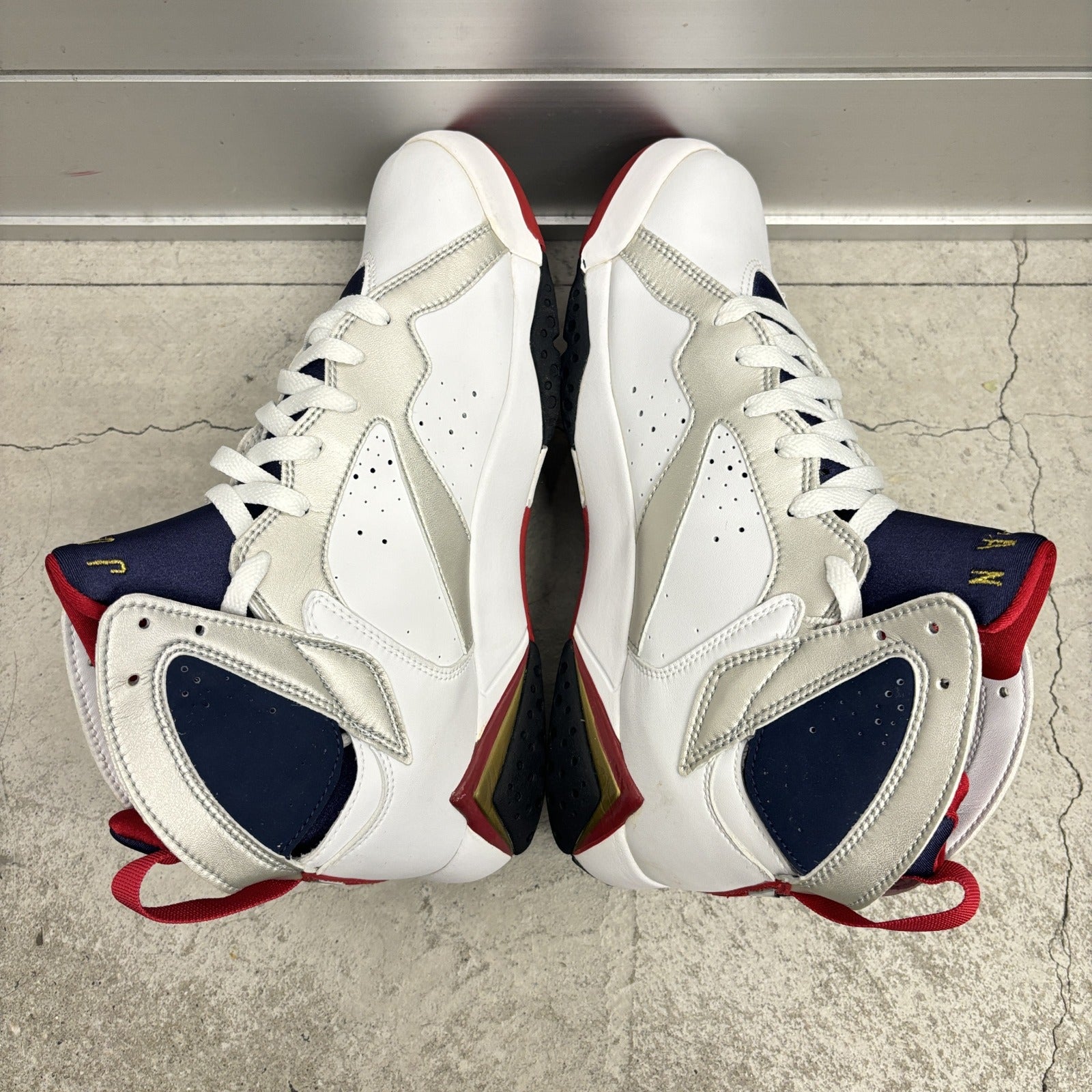 【US8】 AIR JORDAN 7 RETRO BARCELONA OLYMPIC 304775-171 【COLLECTIBLE】