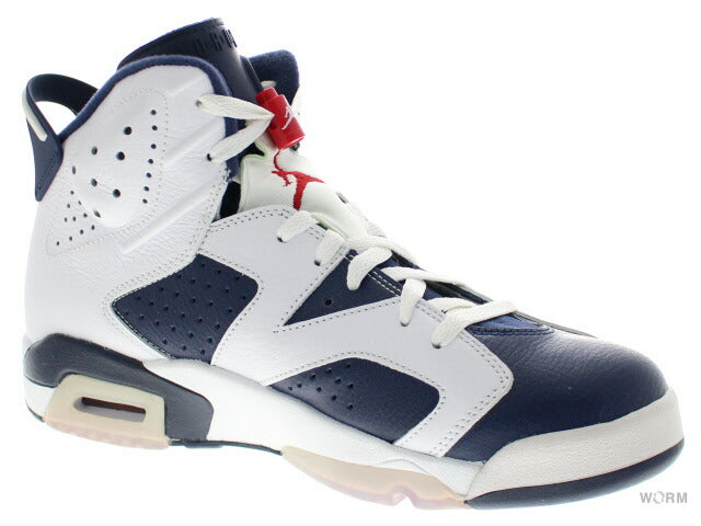 【US11.5】 AIR JORDAN 6 RETRO OLYMPIC 384664-130 【DS】