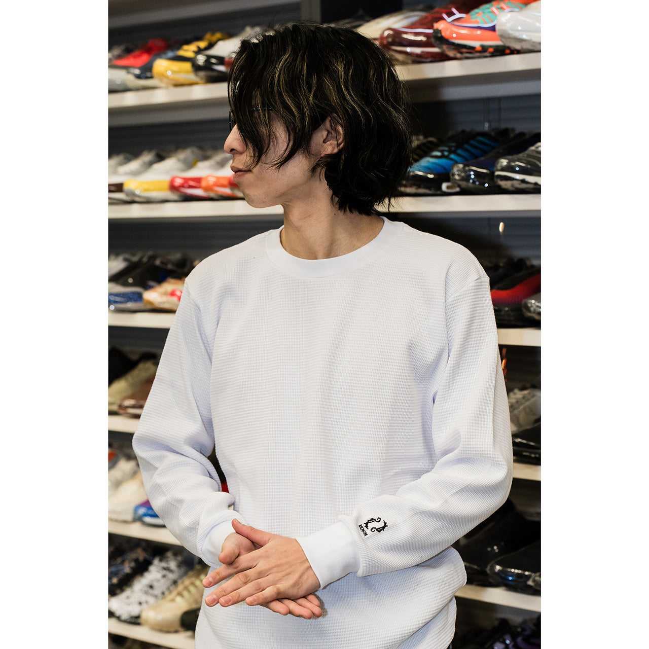 WORM 8bit Logo L/S Thermal White