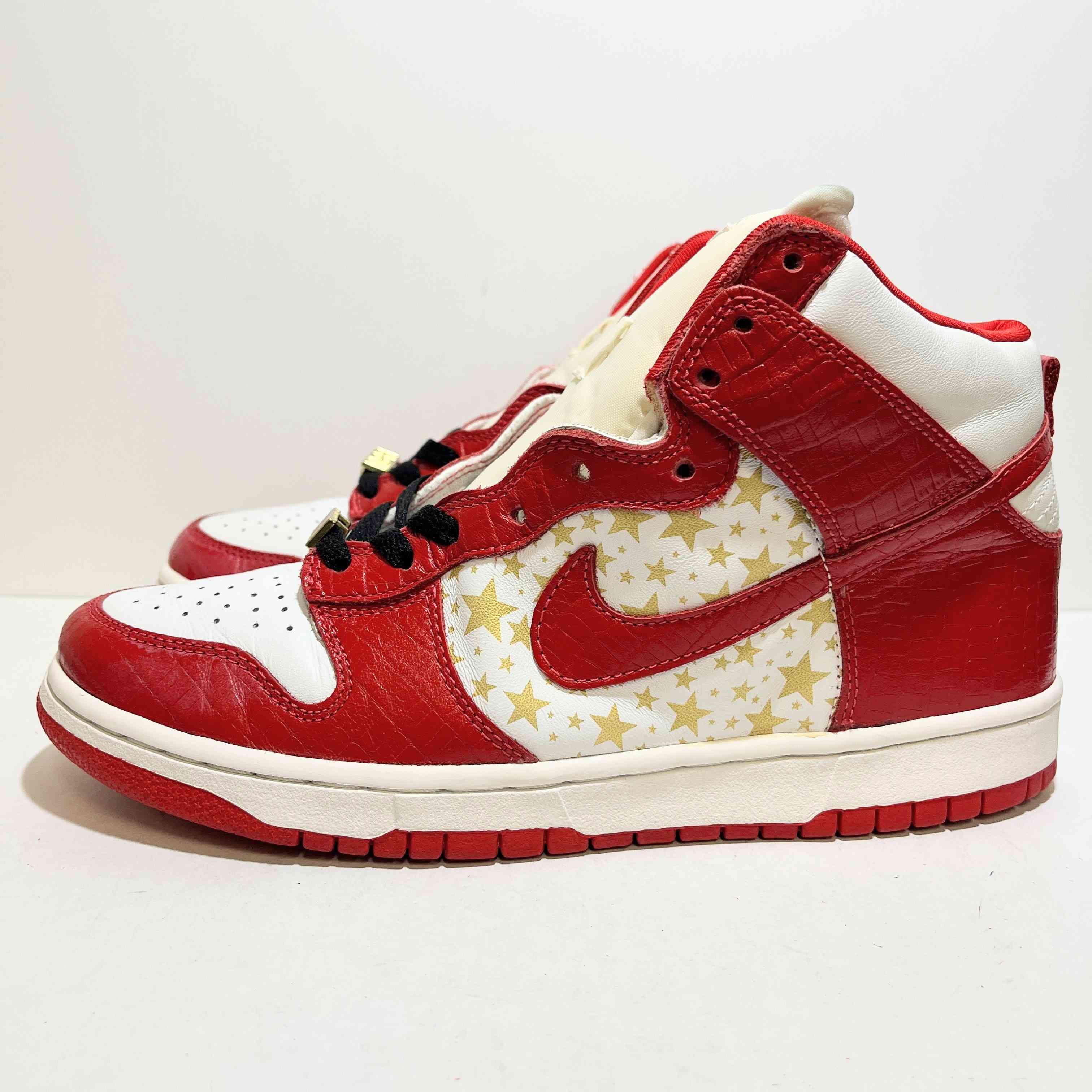 【US9.5】 NIKE SB DUNK HIGH PRO SB SUPREME 307385-161 【USED】