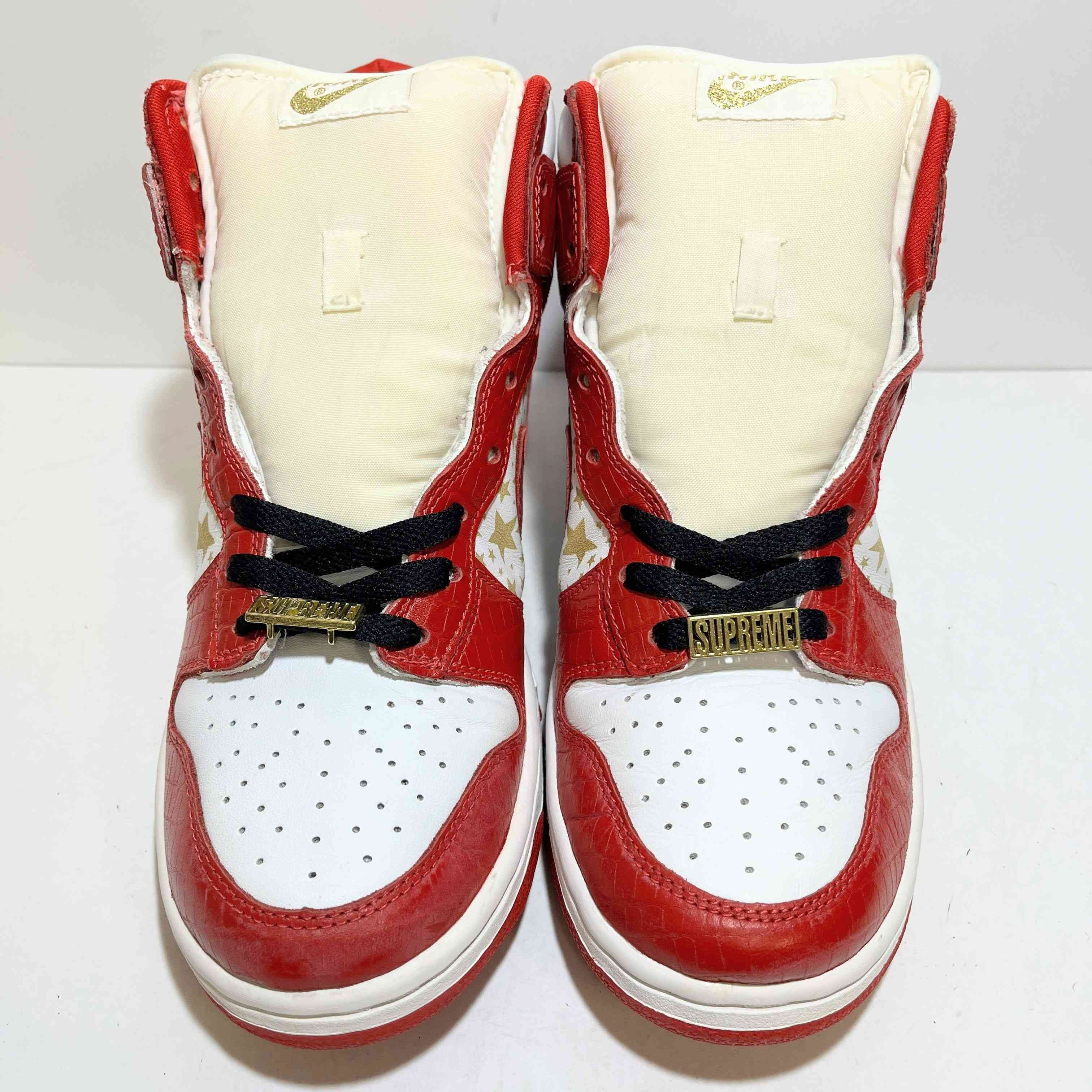 【US9.5】 NIKE SB DUNK HIGH PRO SB SUPREME 307385-161 【USED】