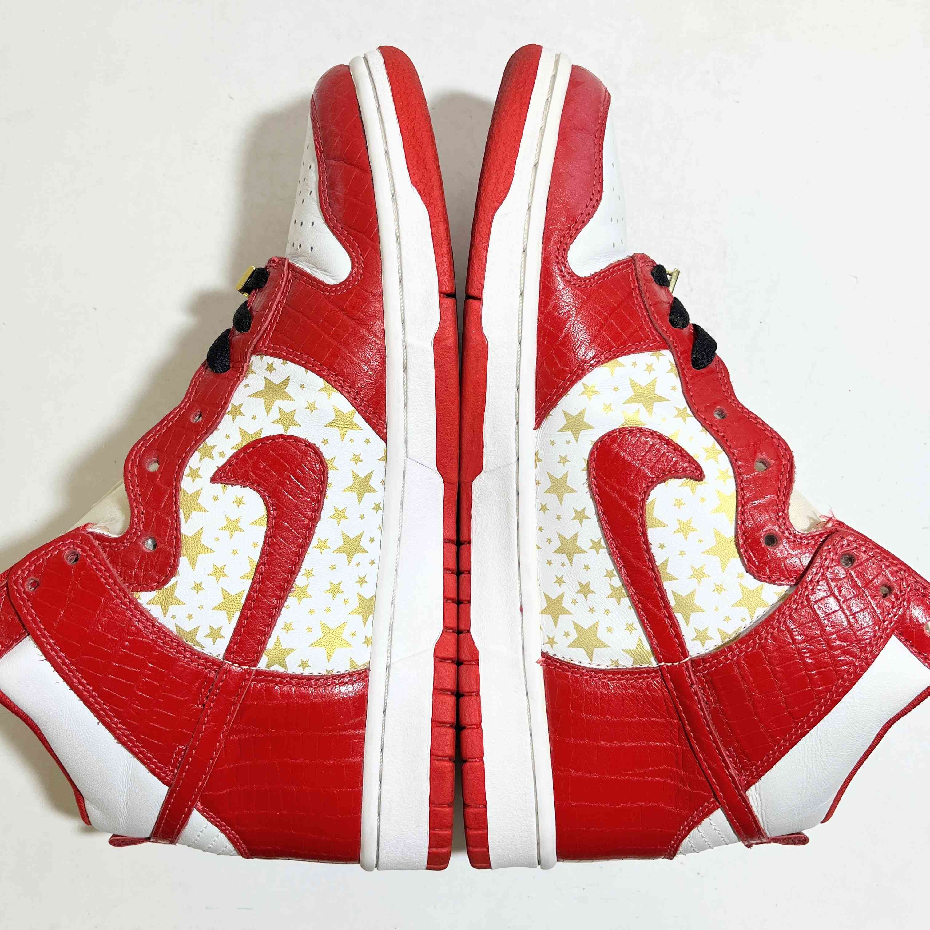 【US9.5】 NIKE SB DUNK HIGH PRO SB SUPREME 307385-161 【USED】