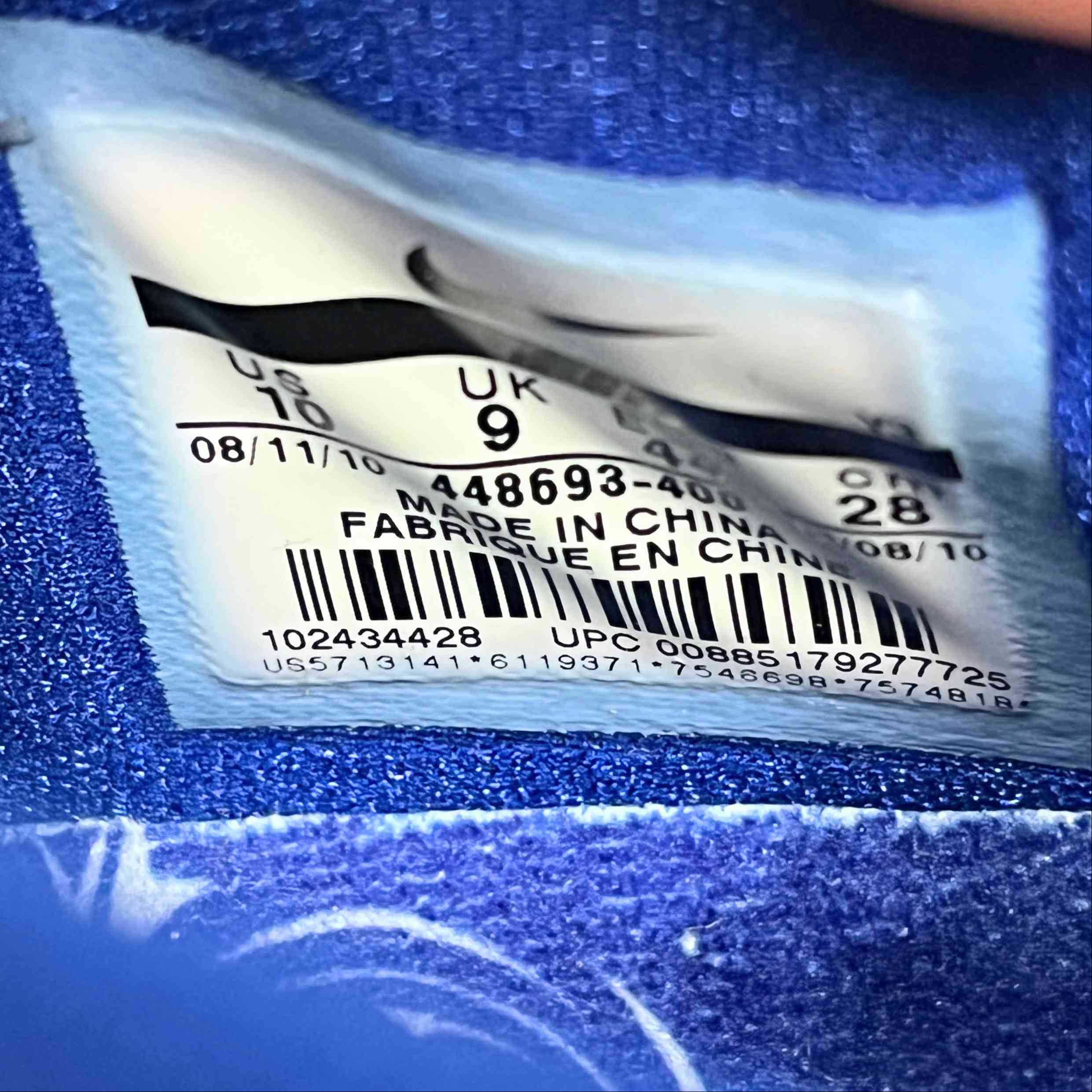 【US10】ZOOM KOBE 6 ALL-STAR 448693-400【DS】