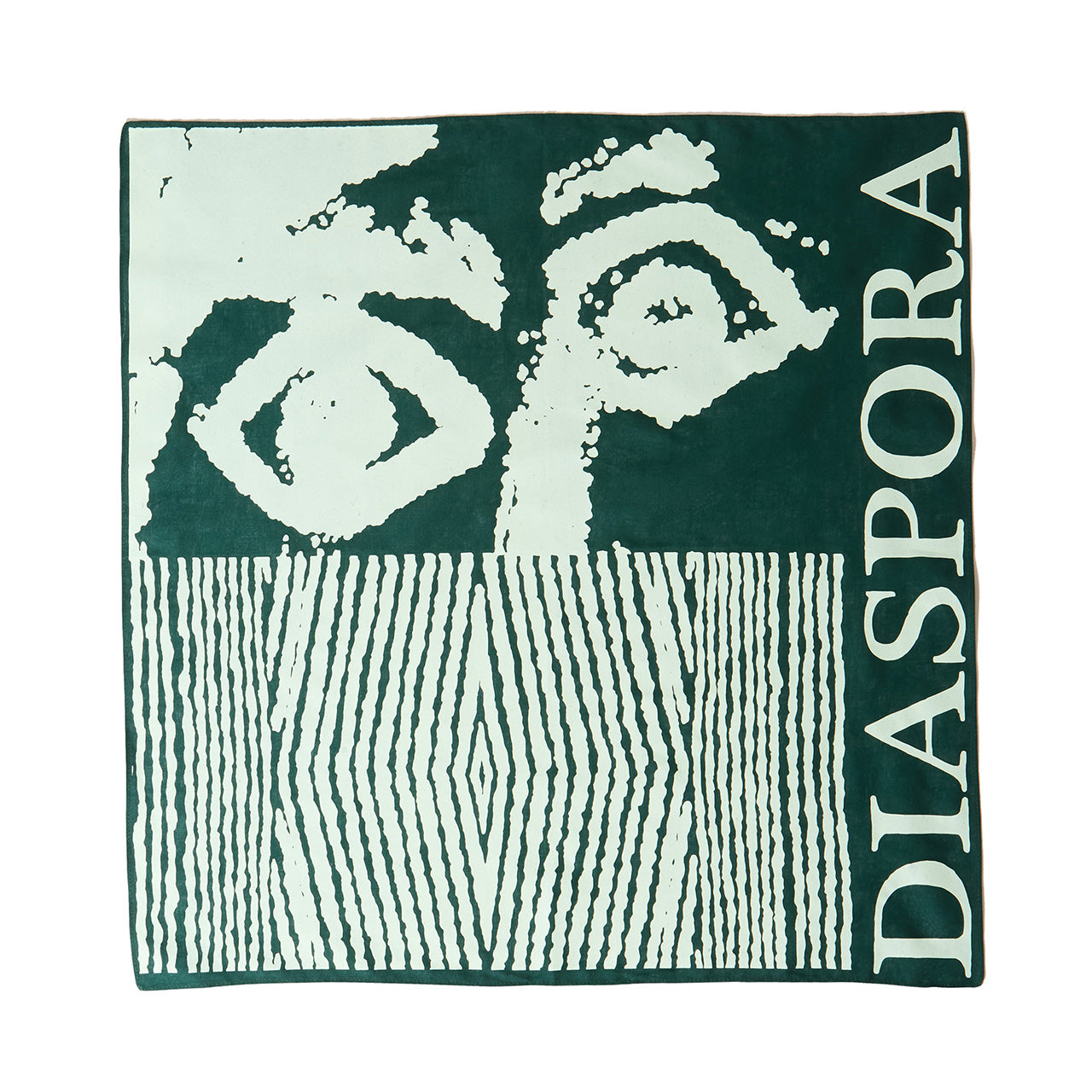 Diaspora skateboards All Eyes On Me Bandana Green