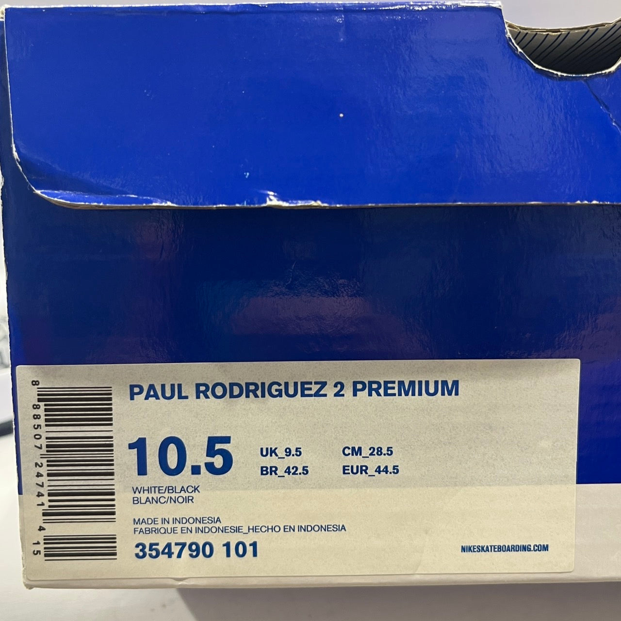 【US10.5】 NIKE SB SB PAUL RODRIGUEZ 2 PREMIUM 354790-101 【DS】