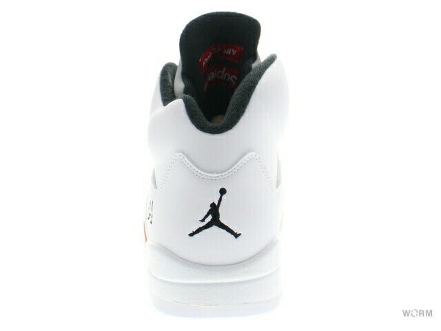 【US10】 AIR JORDAN 5 RETRO SUPREME SUPREME 824371-101 【DS】