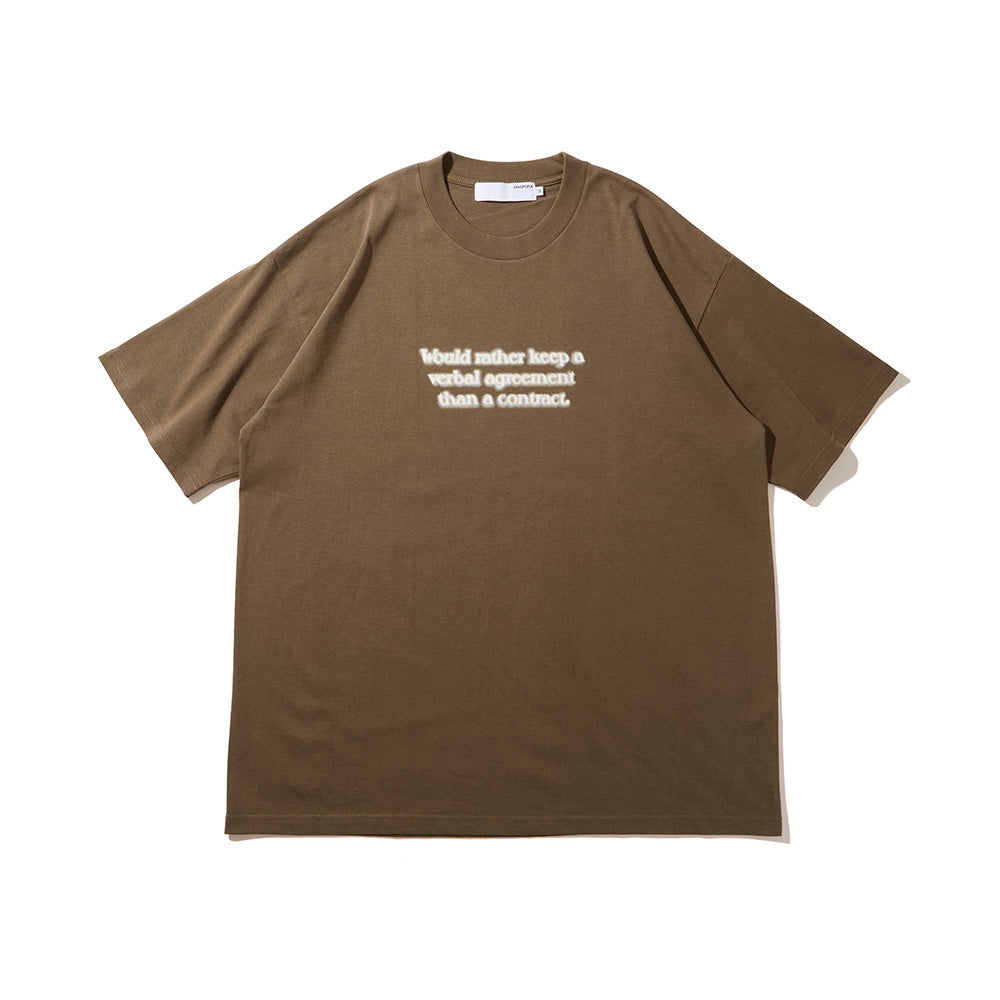 Diaspora skateboards Contract Tee O.D L