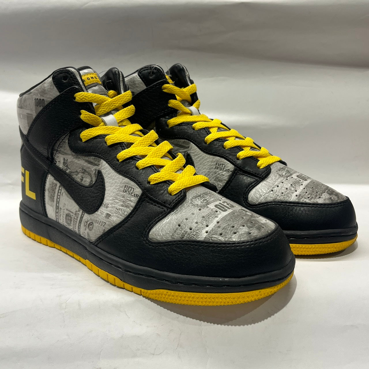 【US8.5】 NIKE DUNK HIGH SUPREME TZ LAF LIVESTRONG/FUTURA 378127-001 【USED】