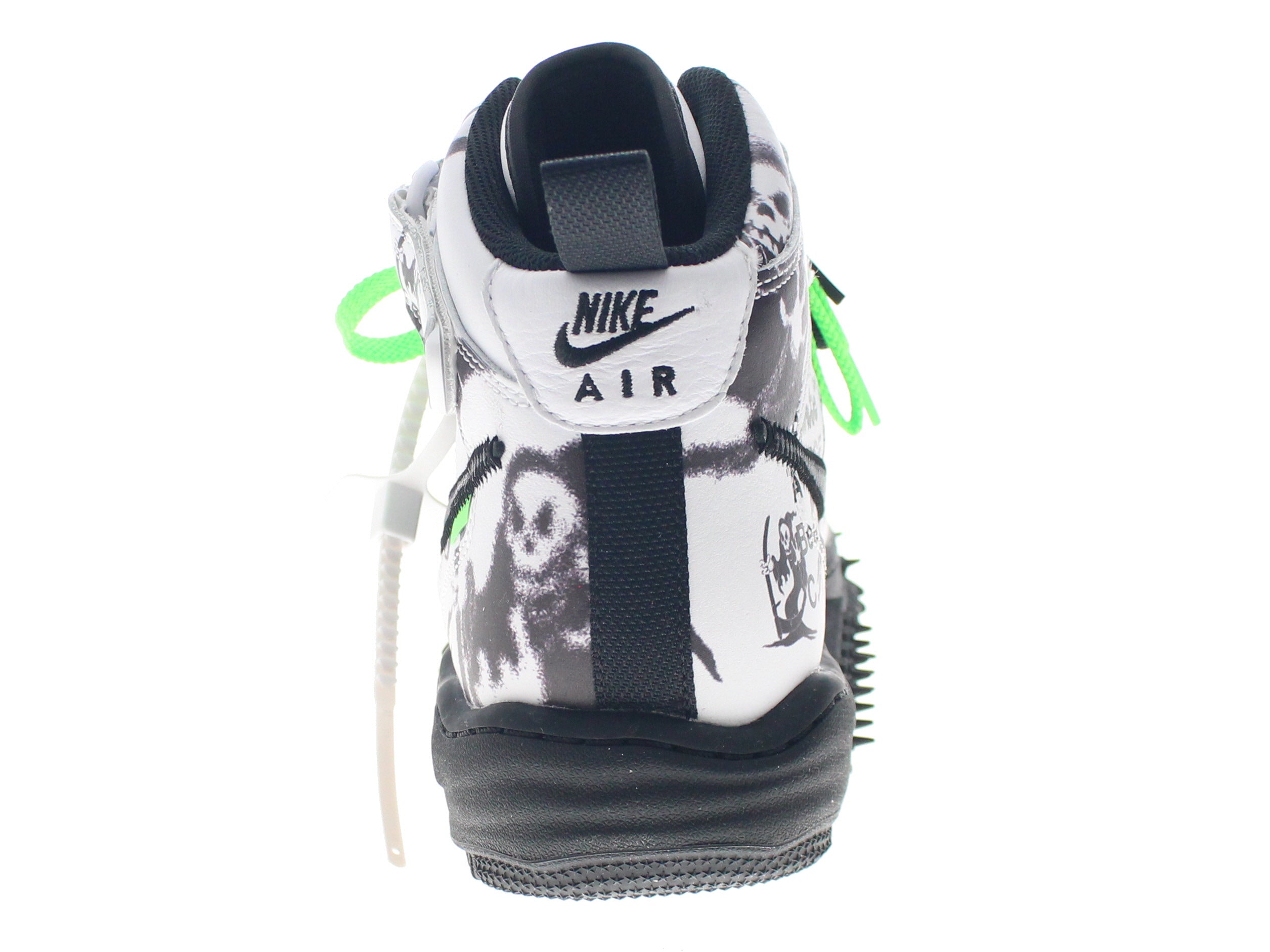 【US10】 NIKE AIR FORCE 1 MID SP LTHR OFF-WHITE GRIM REAPER DR0500-102 【DS】
