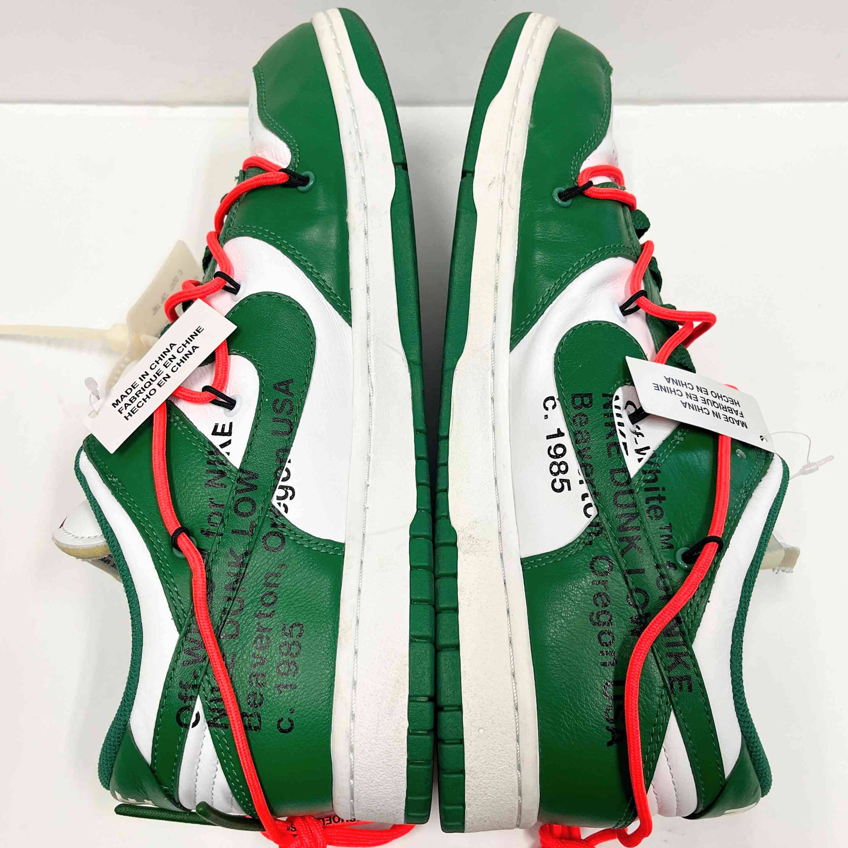 【US12】 NIKE DUNK LOW LTHR/OW CT0856-100 【USED】
