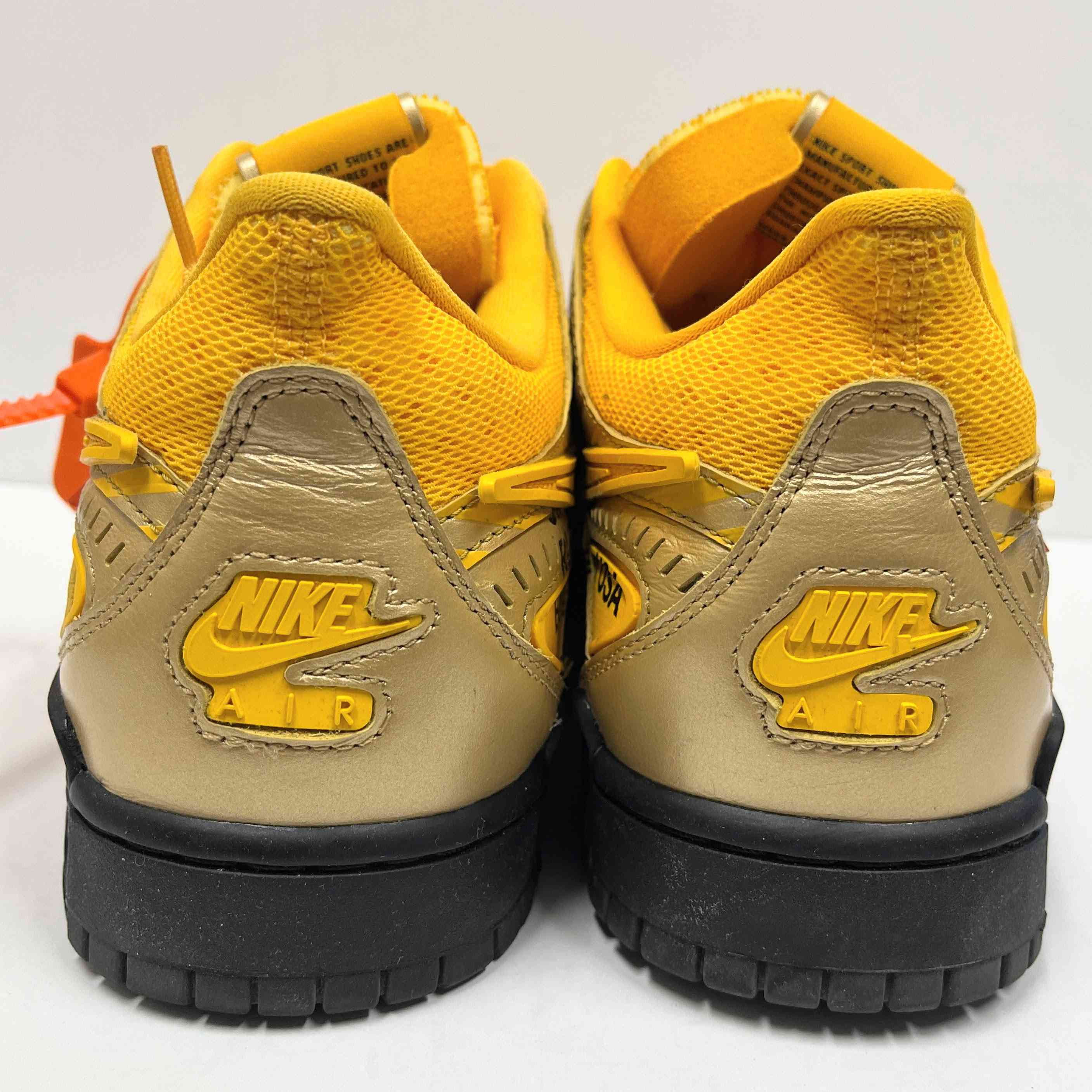 【US12】 NIKE AIR RUBBER DUNK/OW OFF-WHITE CU6015-700 【USED】