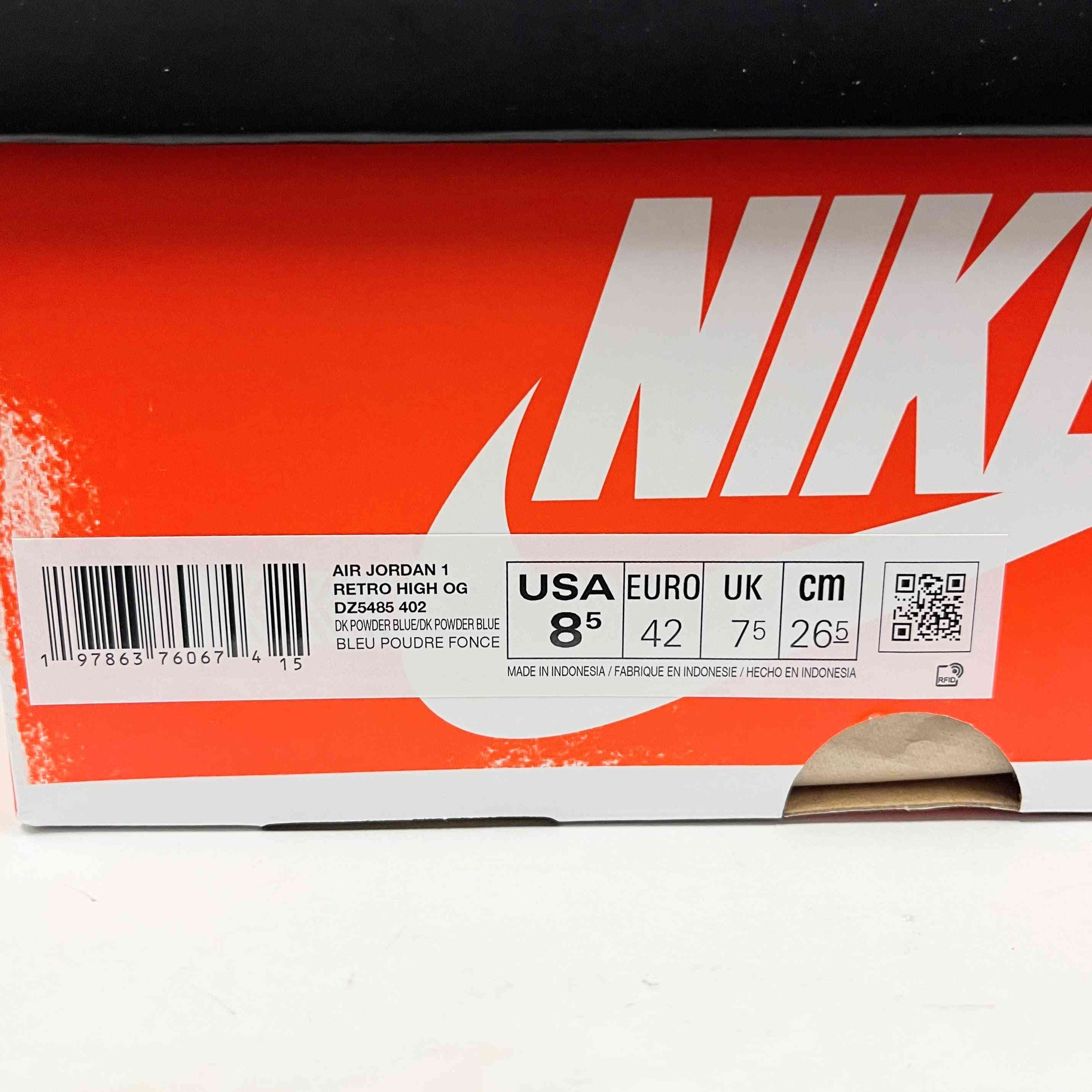【US8.5】 AIR JORDAN 1 RETRO HIGH OG DZ5485-402 【USED】