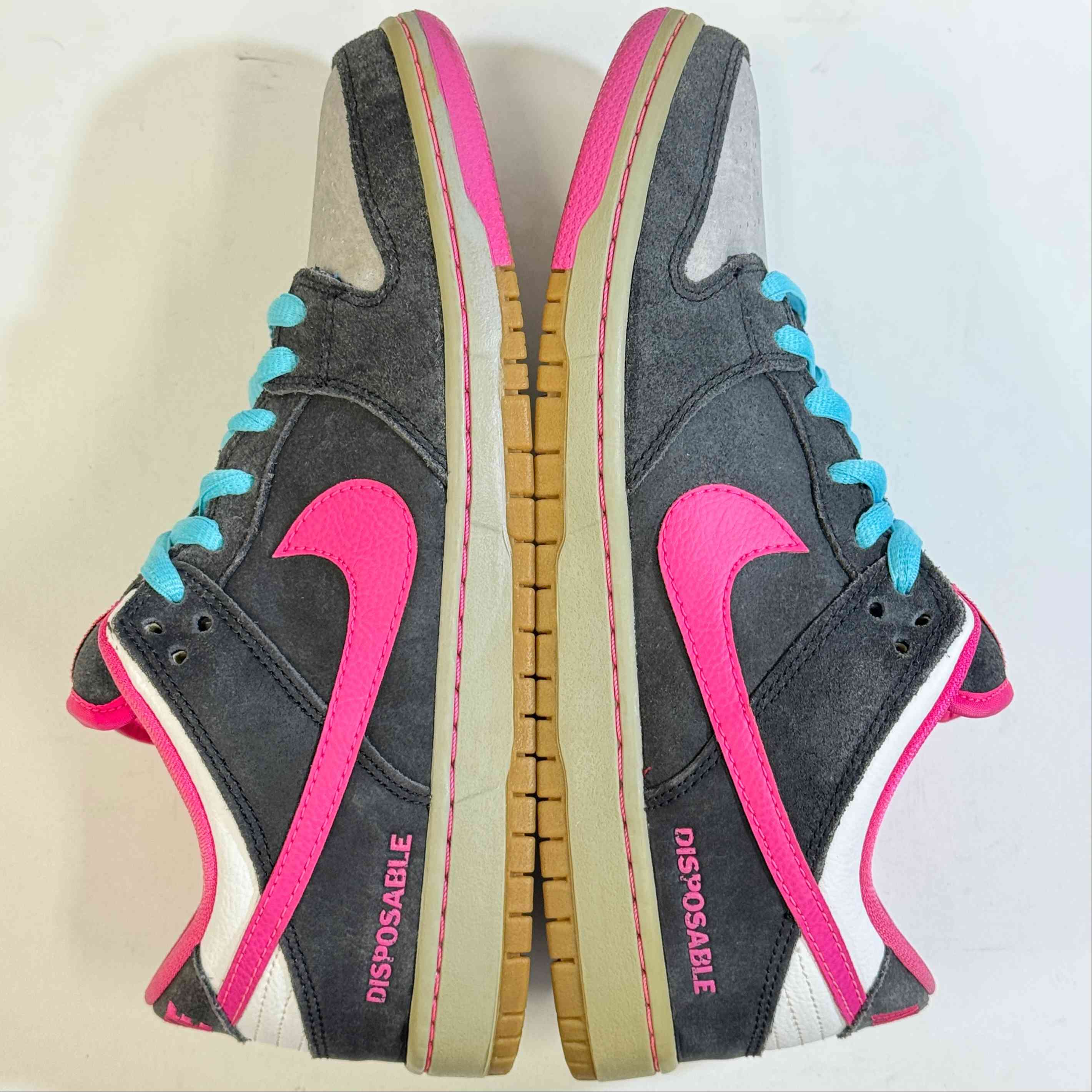 【US9.5】 NIKE SB SB DUNK LOW SB QS DISPOSABLE 504750-061 【USED】 箱無