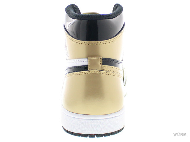 【US9.5】 AIR JORDAN 1 RETRO HIGH OG GOLD TOE 861428-007 【DS】