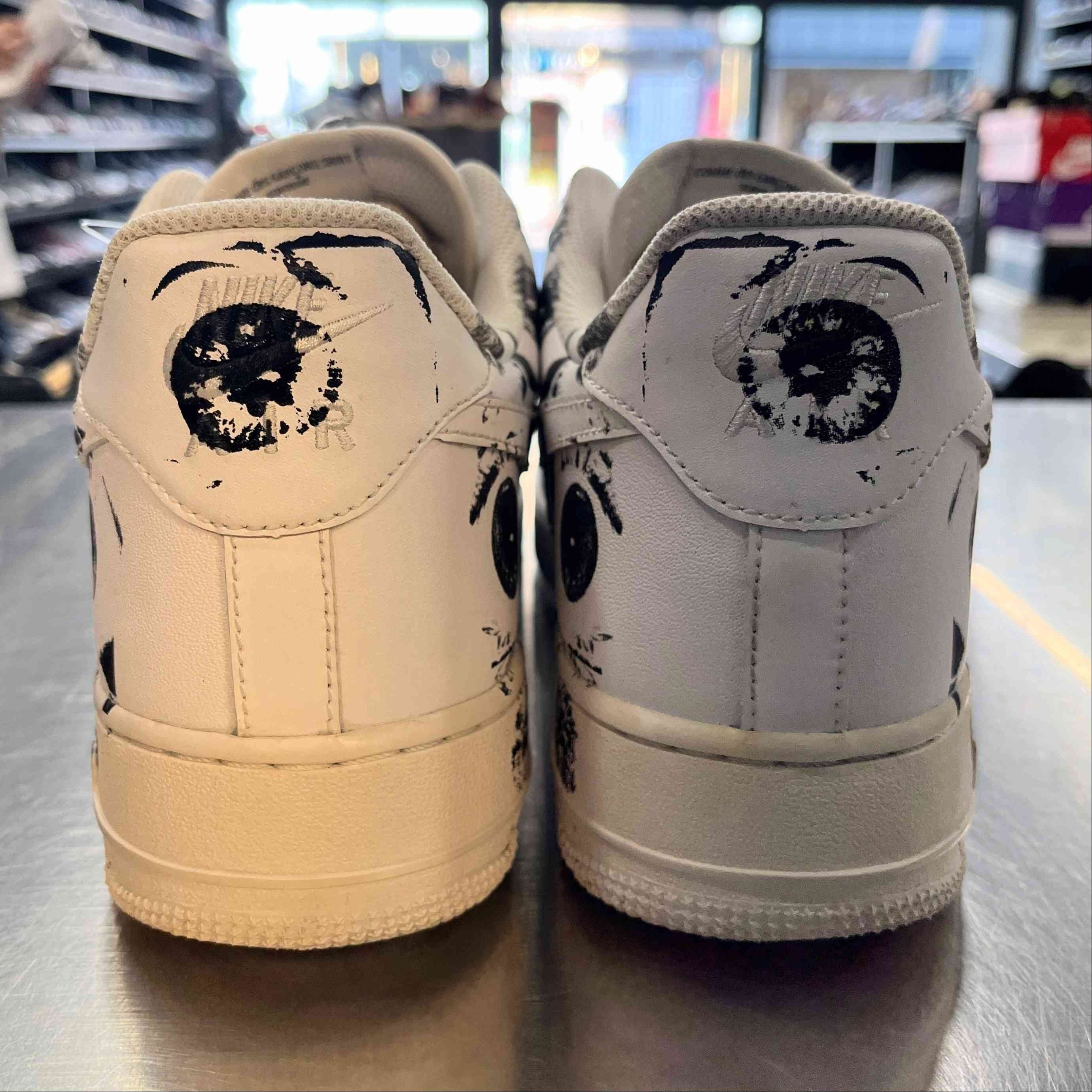 【US12】 NIKE AIR FORCE 1'07 / SUPREME / CDG SUPREME x CDG 923044-100 【USED】