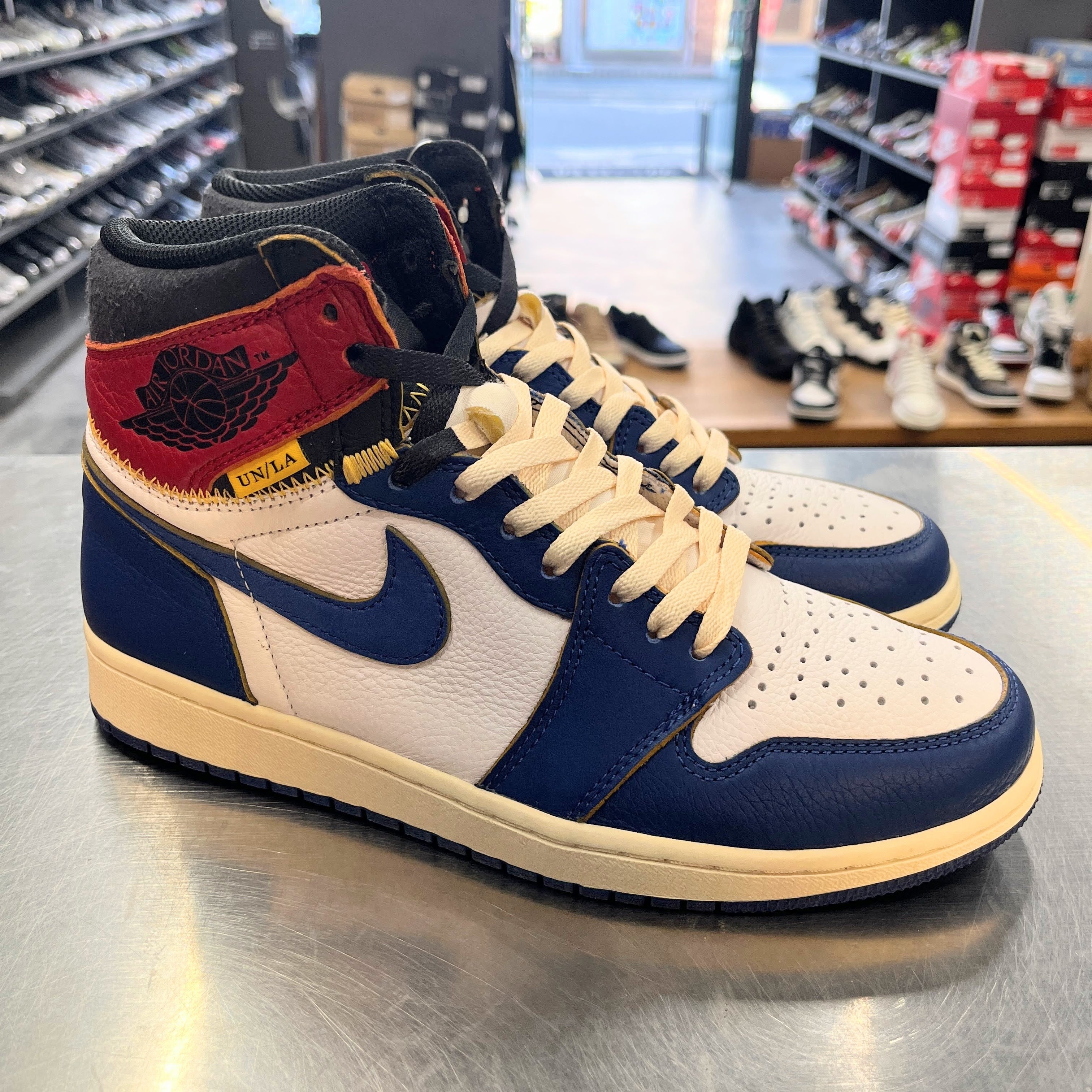 【US8.5】 AIR JORDAN 1 RETRO HIGH OG NRG UNION BV1300-146 【USED】