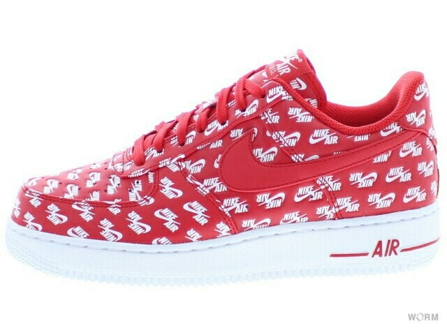 【US11】 NIKE AIR FORCE 1 07 QS All Over Logo Red AH8462-600 【DS】