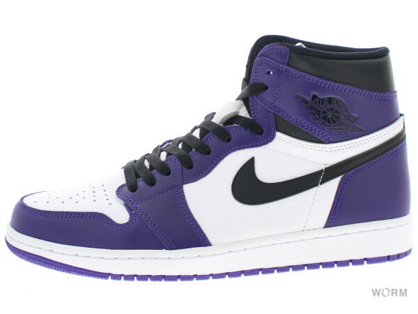 【US9.5】 AIR JORDAN 1 RETRO HIGH OG COURT PURPLE 555088-500 【DS】