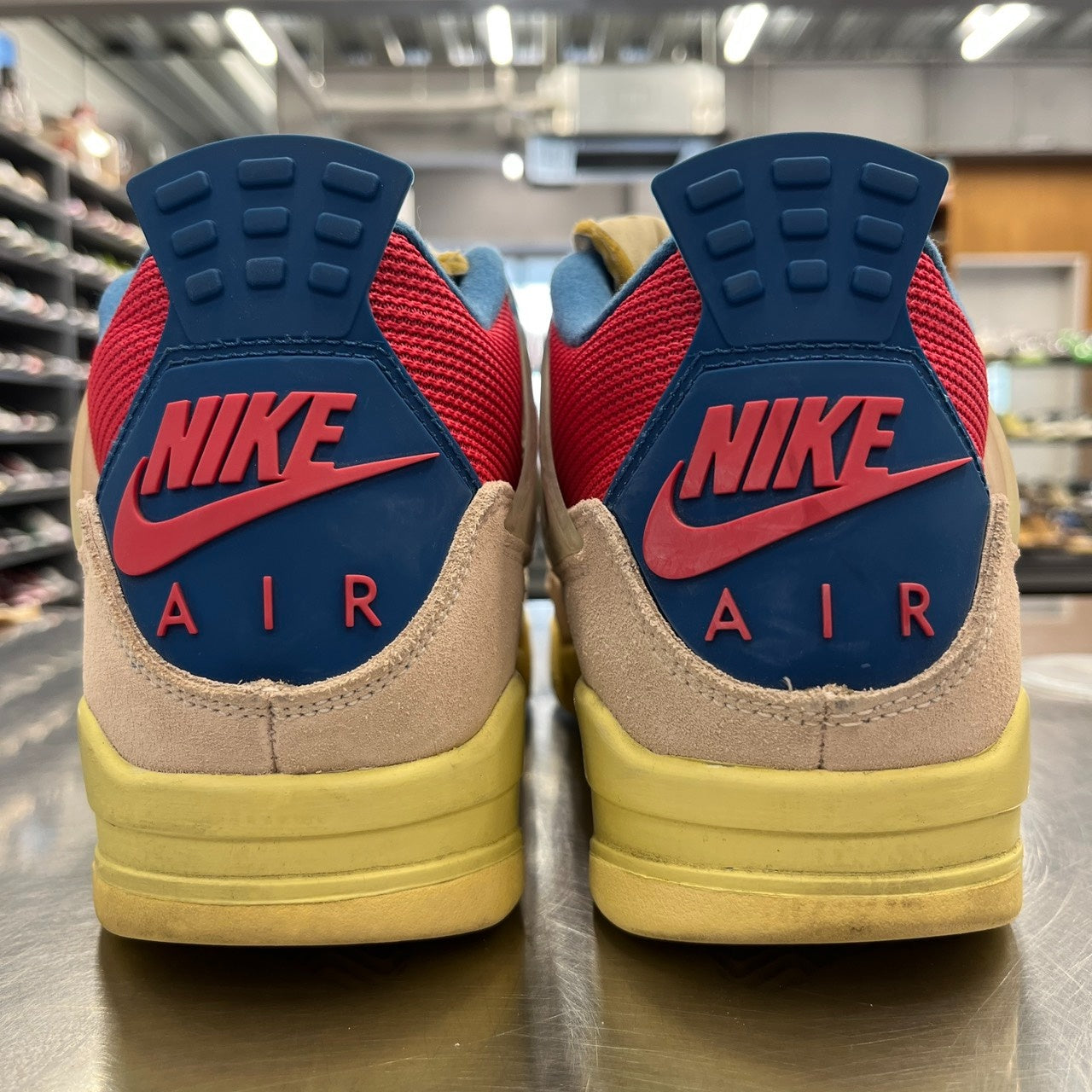 【US9】 AIR JORDAN 4 RETRO SP UNION DC9533-800 【USED】