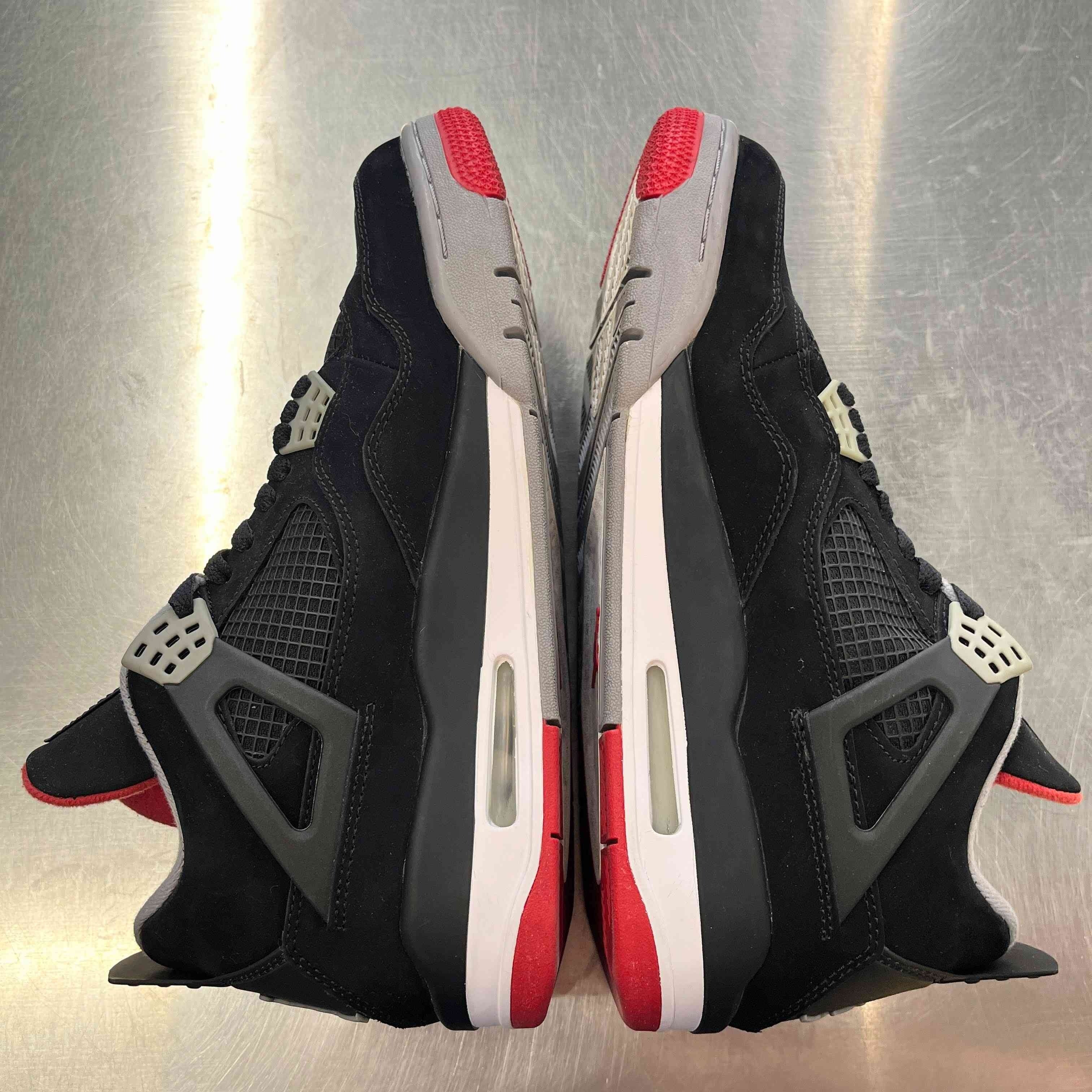【US10】 AIR JORDAN 4 RETRO BRED 308497-089 【USED】