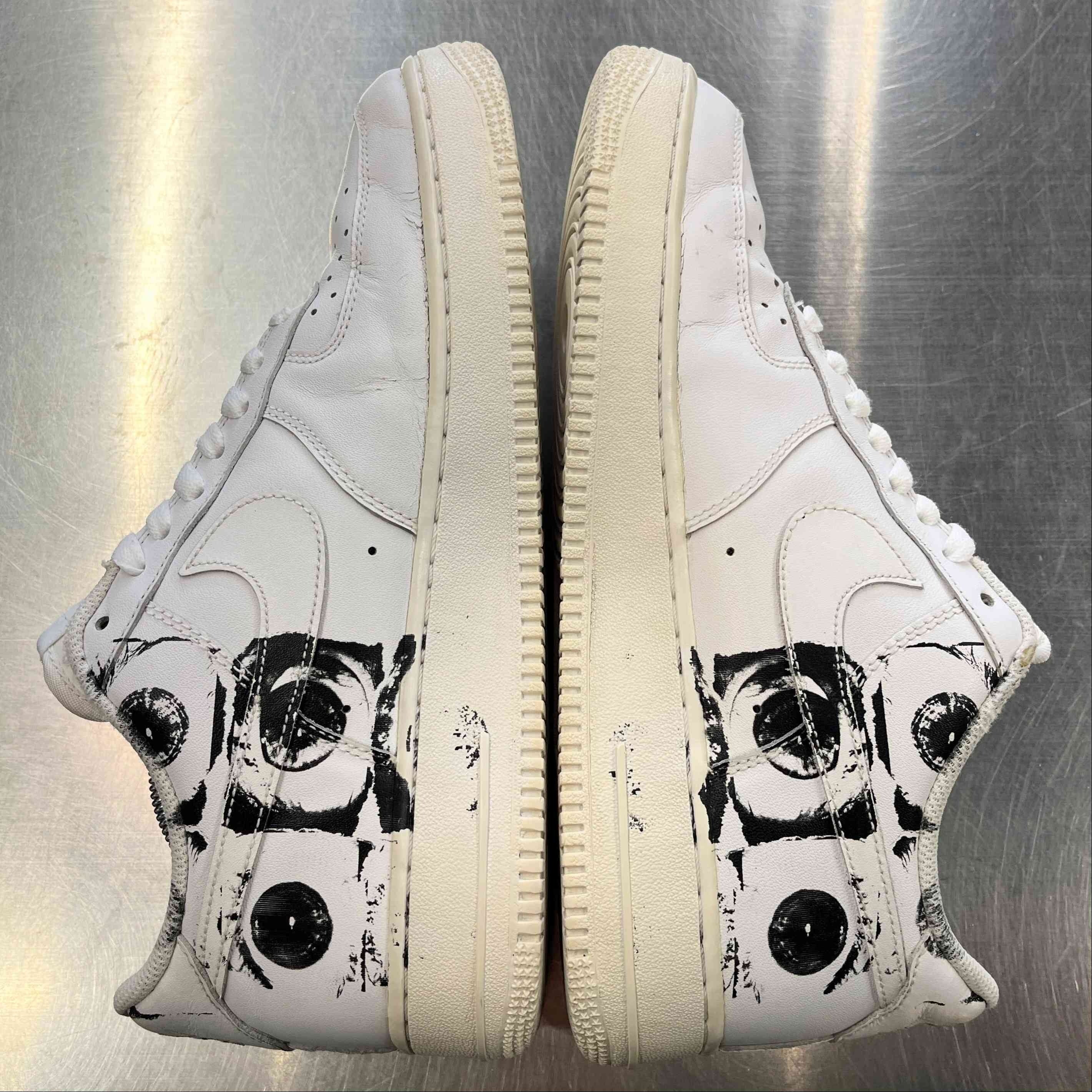 【US9】 NIKE AIR FORCE 1 07 / SUPREME / CDG 923044-100 【USED】