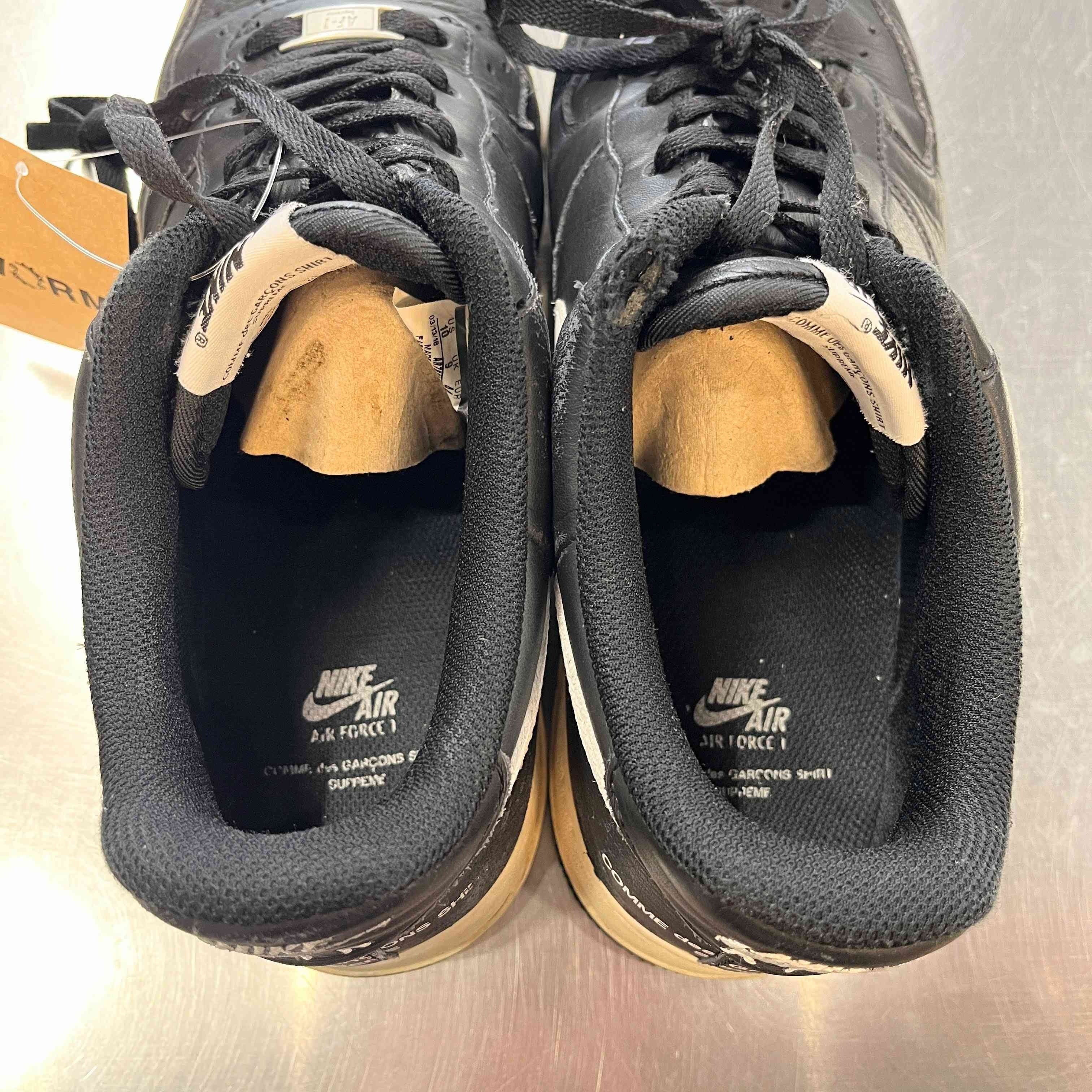 【US10】 NIKE AIR FORCE 1 / SUPREME / CDG AR7623-001 【USED】