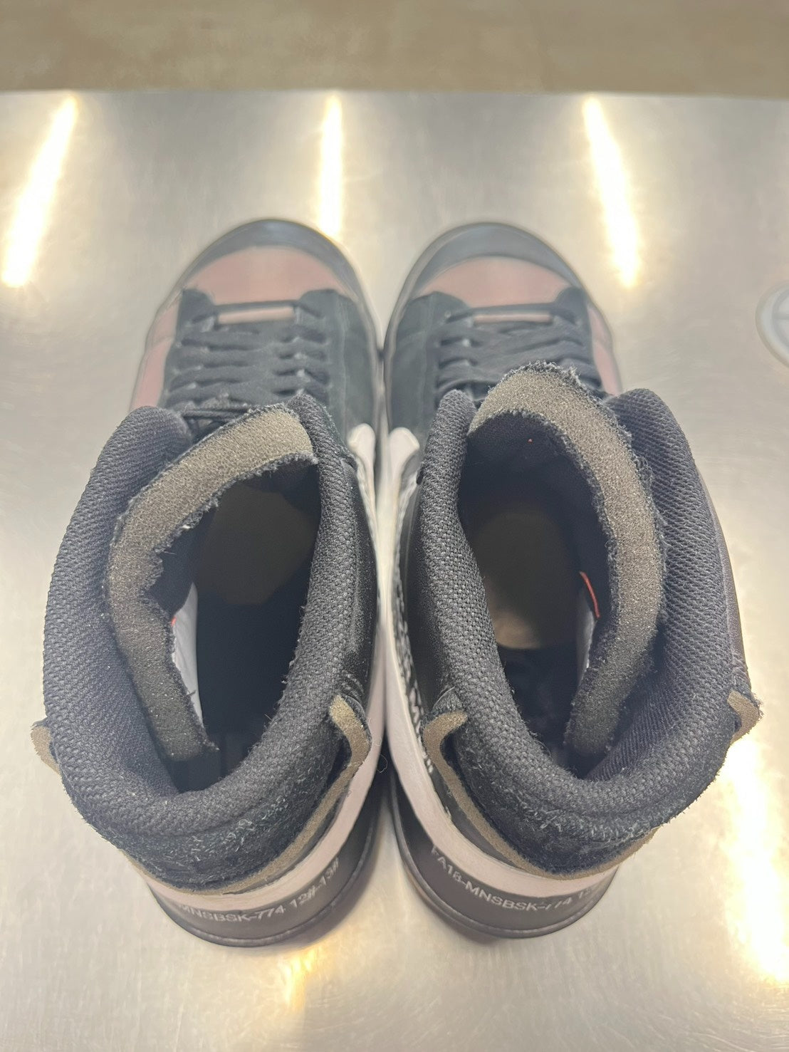 【US12】 NIKE THE:10 BLAZER MID OFF WHITE AA3832-001 【USED】