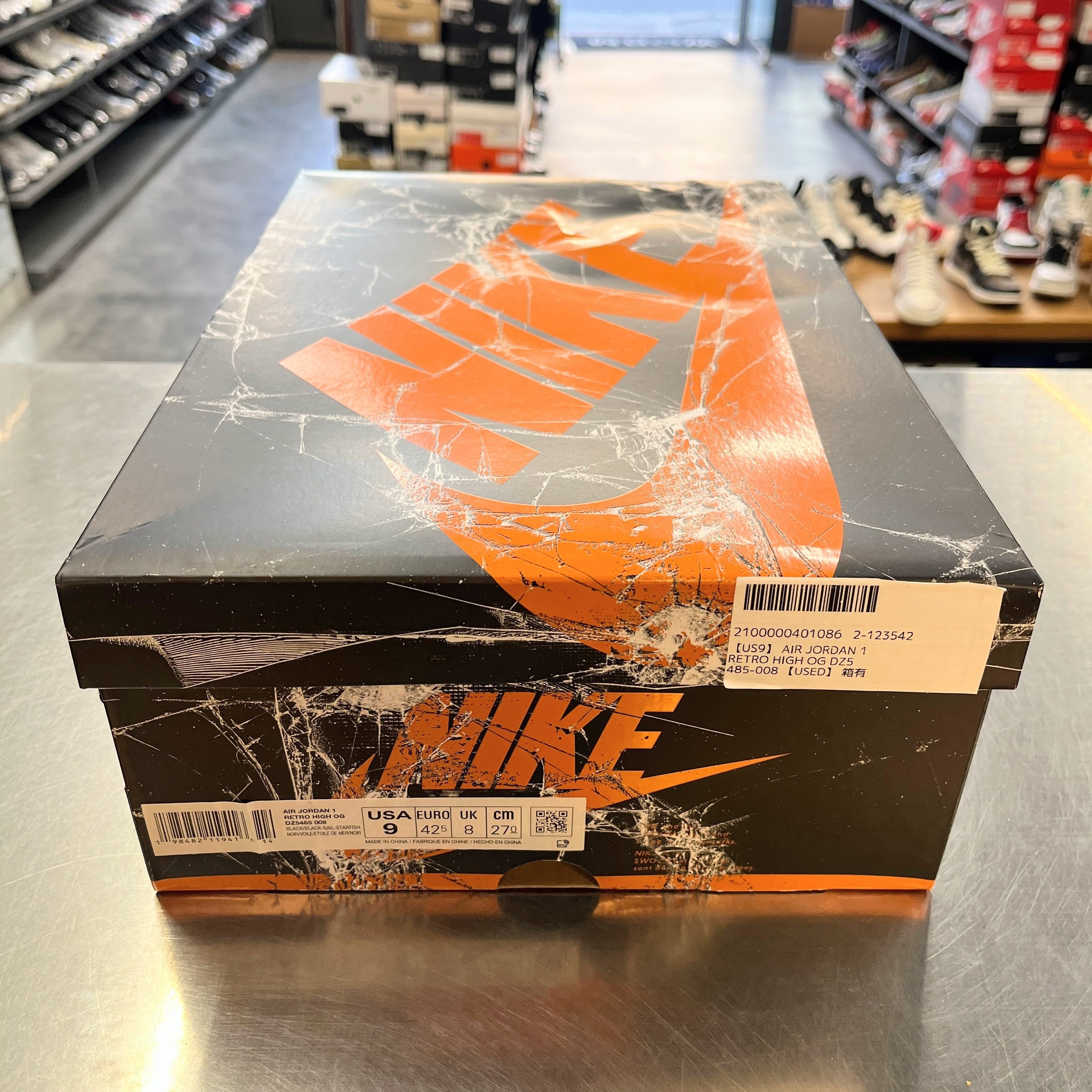【US9】 AIR JORDAN 1 RETRO HIGH OG DZ5485-008 【USED】