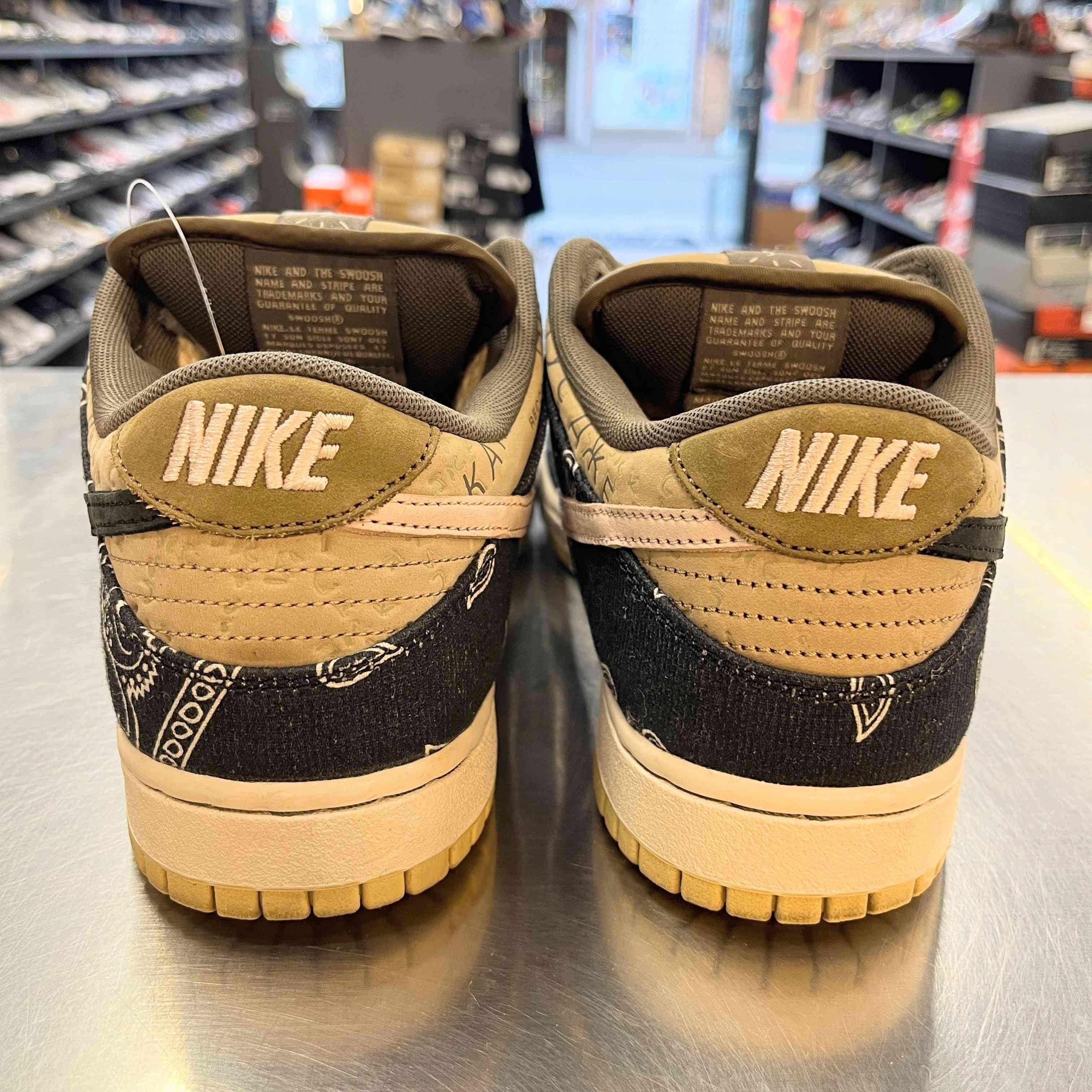 【US9.5】 NIKE SB SB DUNK LOW PRM QS TRAVIS SCOTT CT5053-001 【USED】