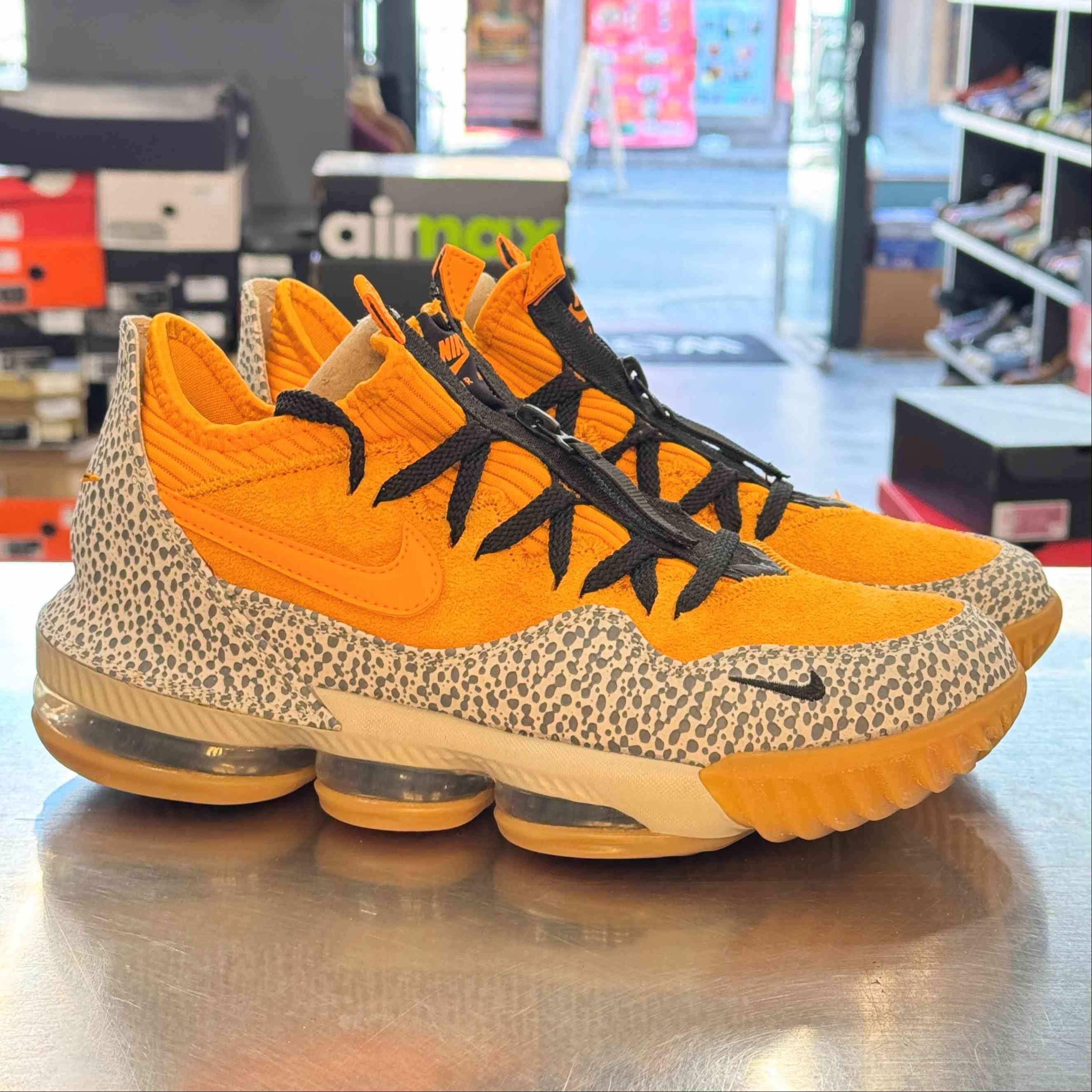 【US7.5】 NIKE LEBRON 16 LOW CD9471-800 【USED】