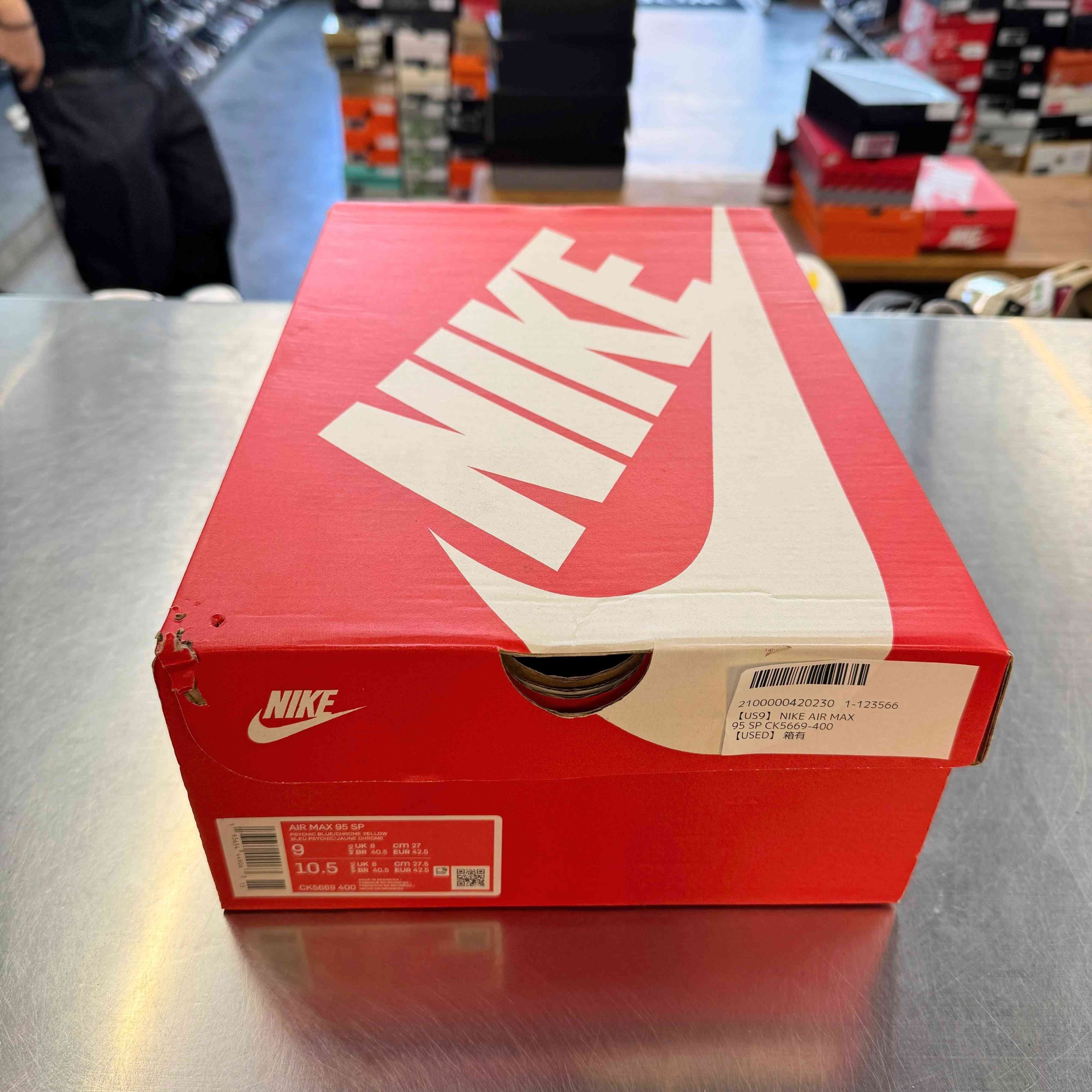 【US9】 NIKE AIR MAX 95 SP CK5669-400 【USED】
