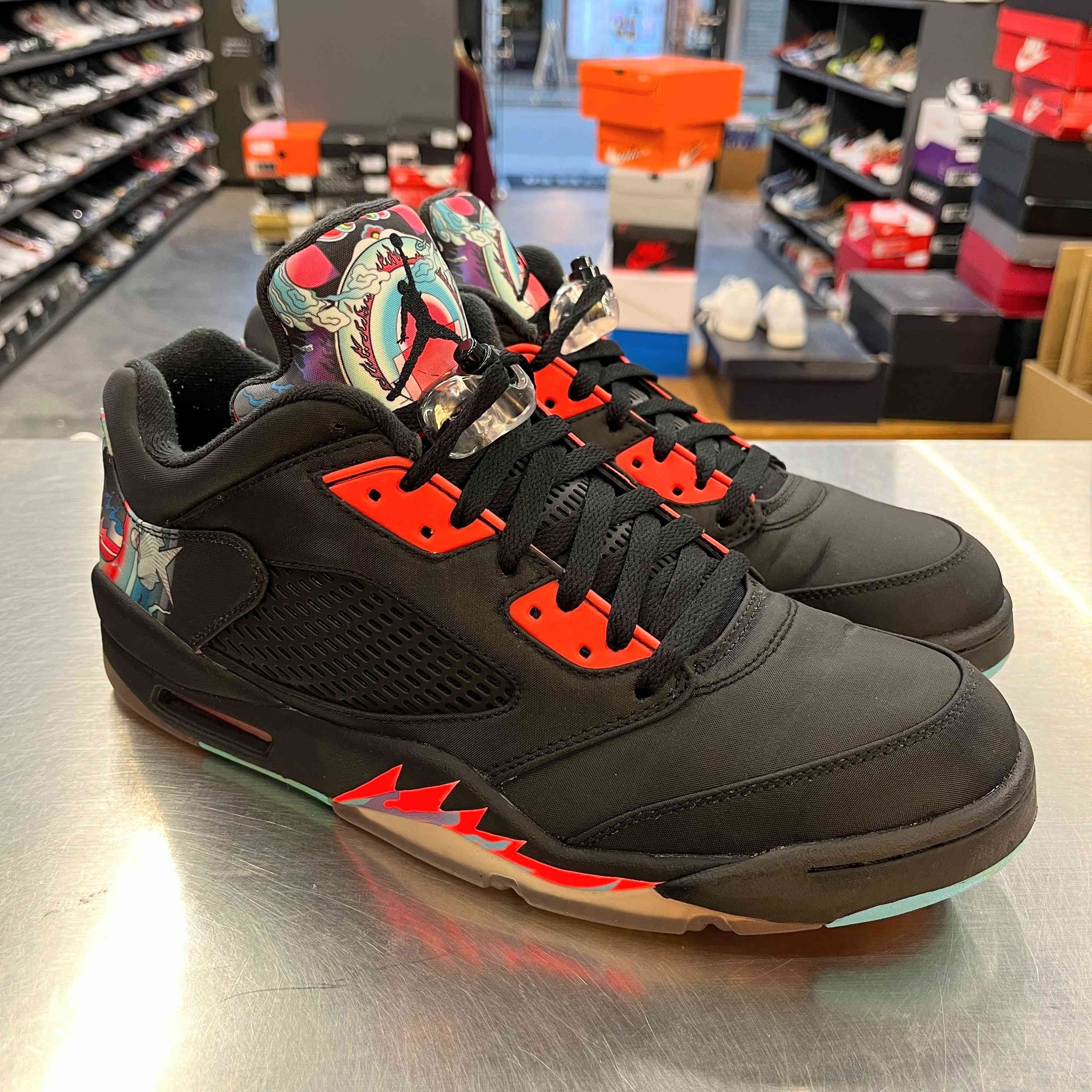 【US12】 AIR JORDAN 5 RETRO LOW CNY 840475-060 【USED】